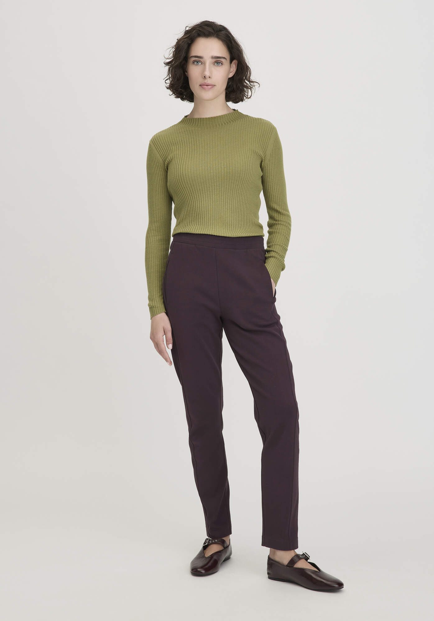 Hessnatur Jerseyhose aus Bio-Baumwolle (1-tlg) günstig online kaufen