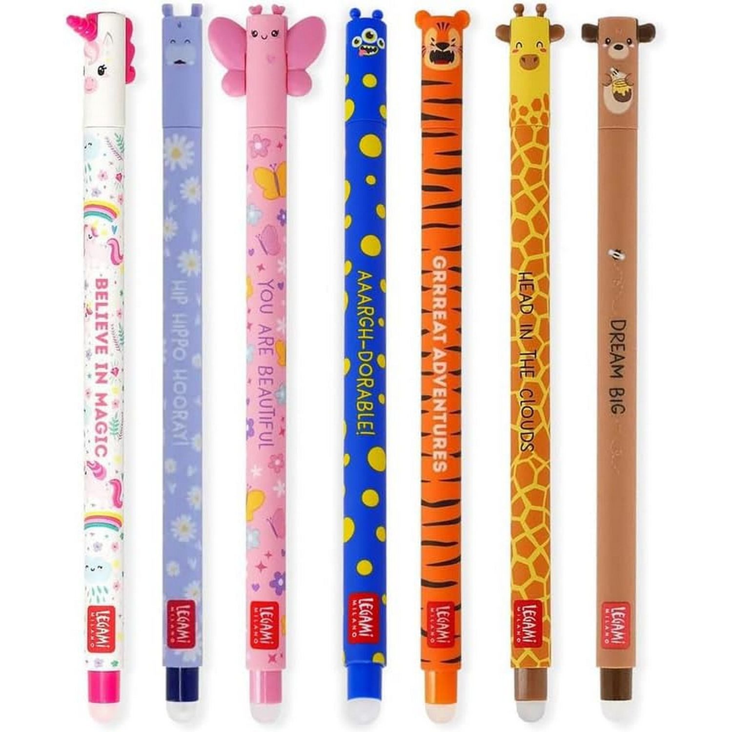 Legami Gelschreiber LEGAMI 7er Set Gel Schreiber Stifte Stärke M 0,7mm v6