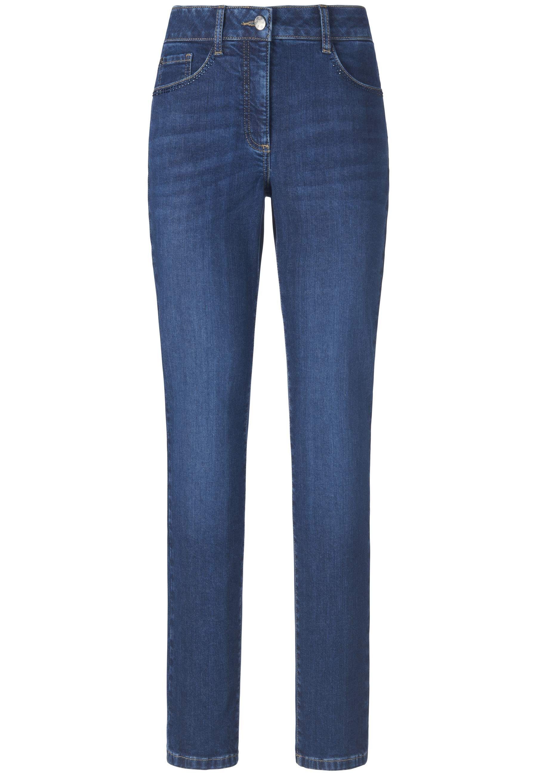 Basler DARK Julienne BLUE 5-Pocket-Jeans DENIM