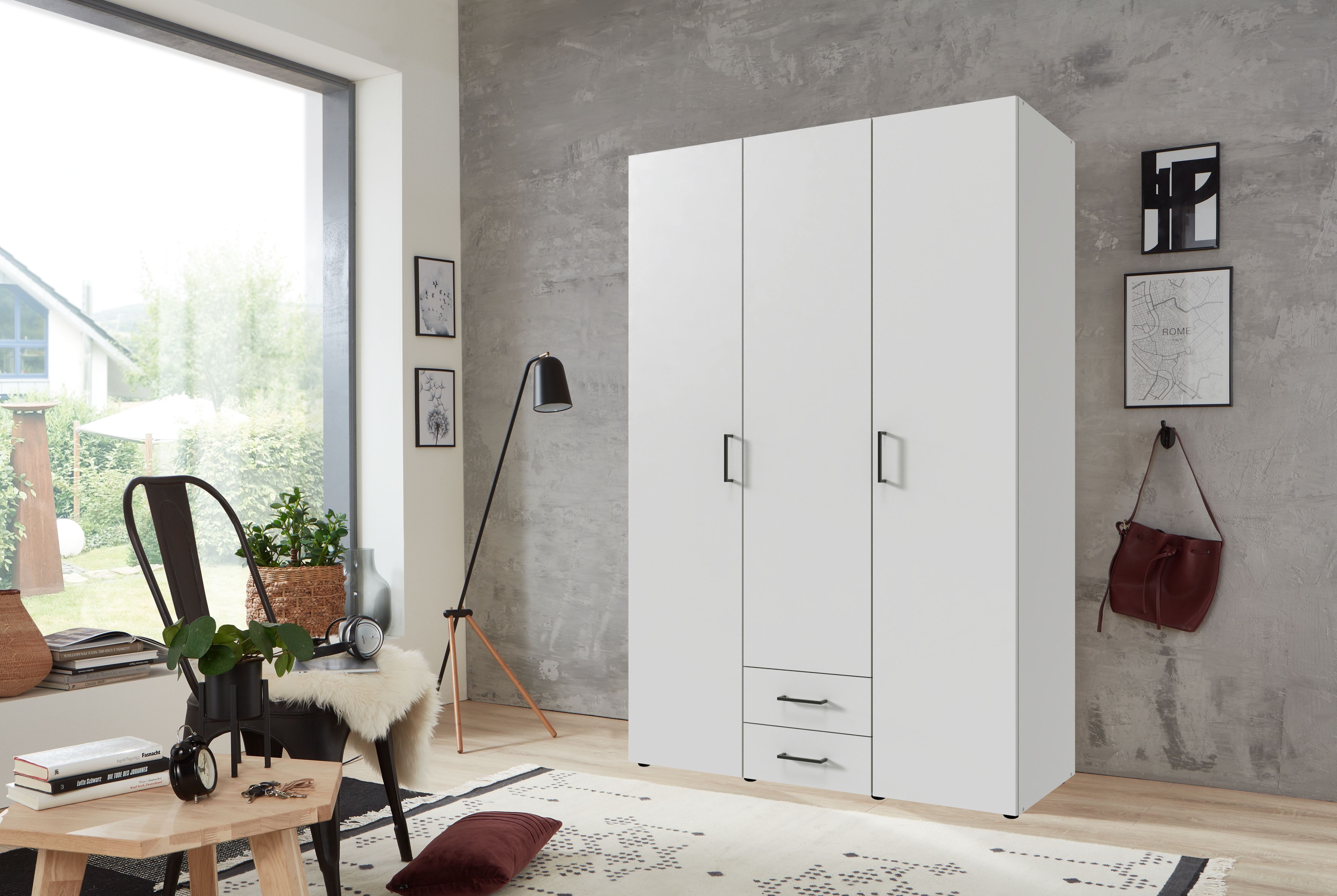Wimex Drehtürenschrank "Mugano", (mit langen oder kurzen Griffen aus Metall günstig online kaufen