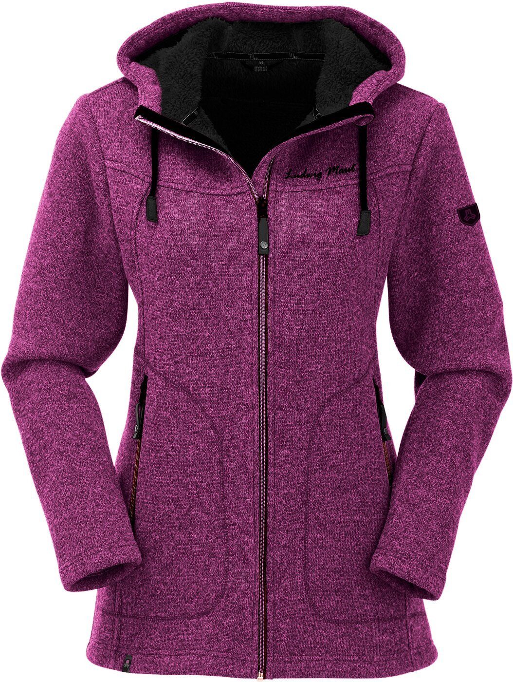 Maul Funktionsjacke Wilde Kaiserin - Strickfleece FLIEDER