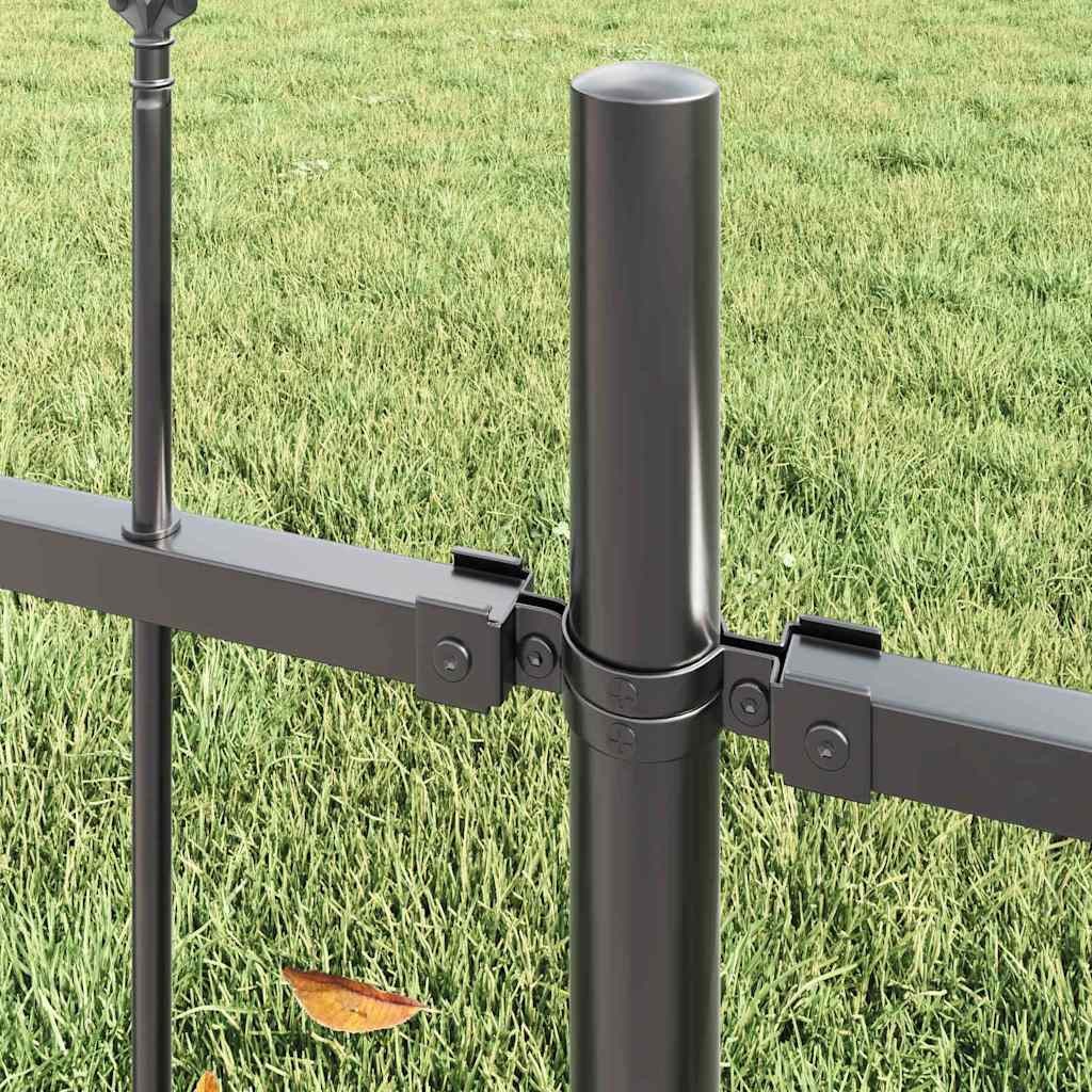 vidaXL Gartenzaun Gartenzaun Grau 1.7 x günstig online kaufen