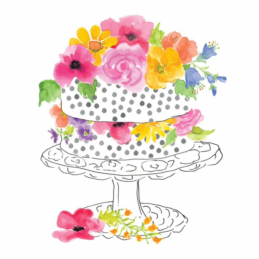PPD Papierserviette Sweet Celebrations 20 Stück 33 cm