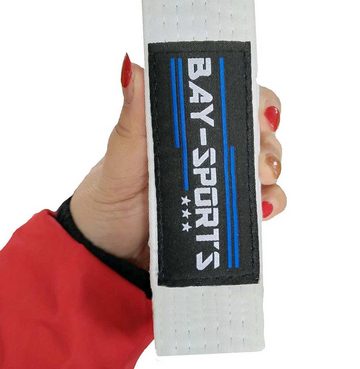 BAY-Sports Karateanzug Budogürtel Karategürtel Kampfsportgürtel blau Budogürtel blau, Judogürtel, Taekwondogürtel, Länge 160 cm - 350 cm