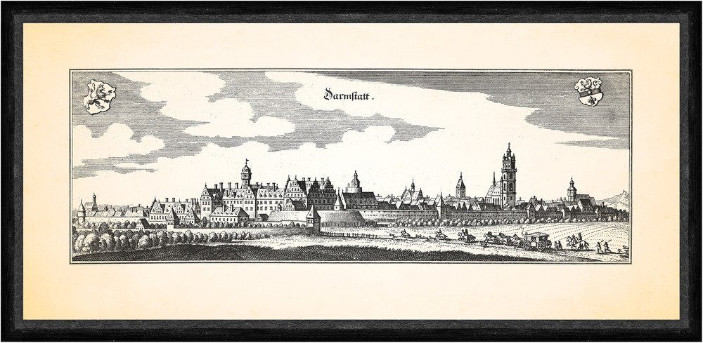 Kunstdruck Darmstadt Residenzschloss Hochzeitsturm Orangerie Landesmuseum Faks_Me