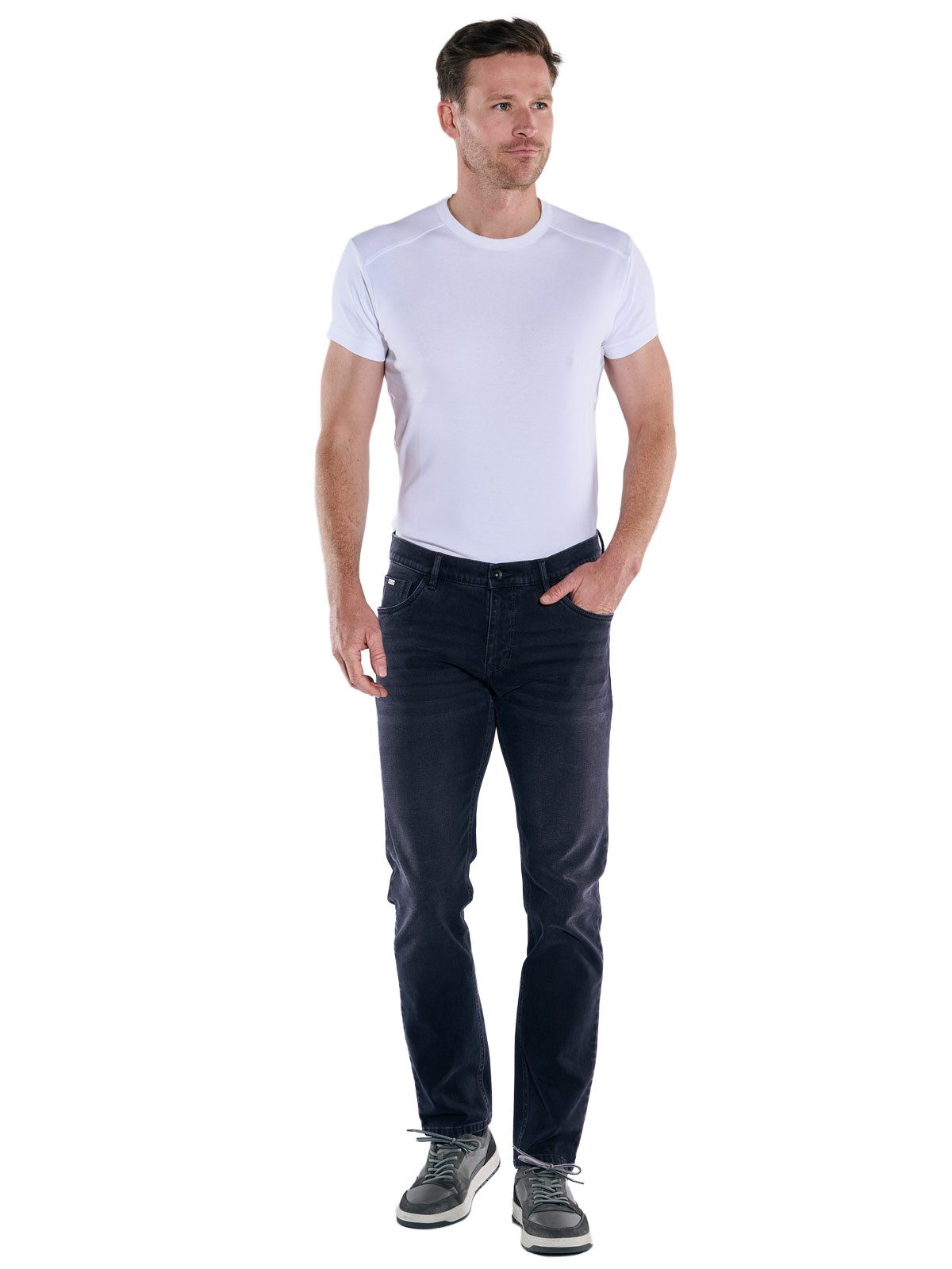 Engbers Stretch-Jeans Herren Super-Stretch-Denim regular, Saphirblau