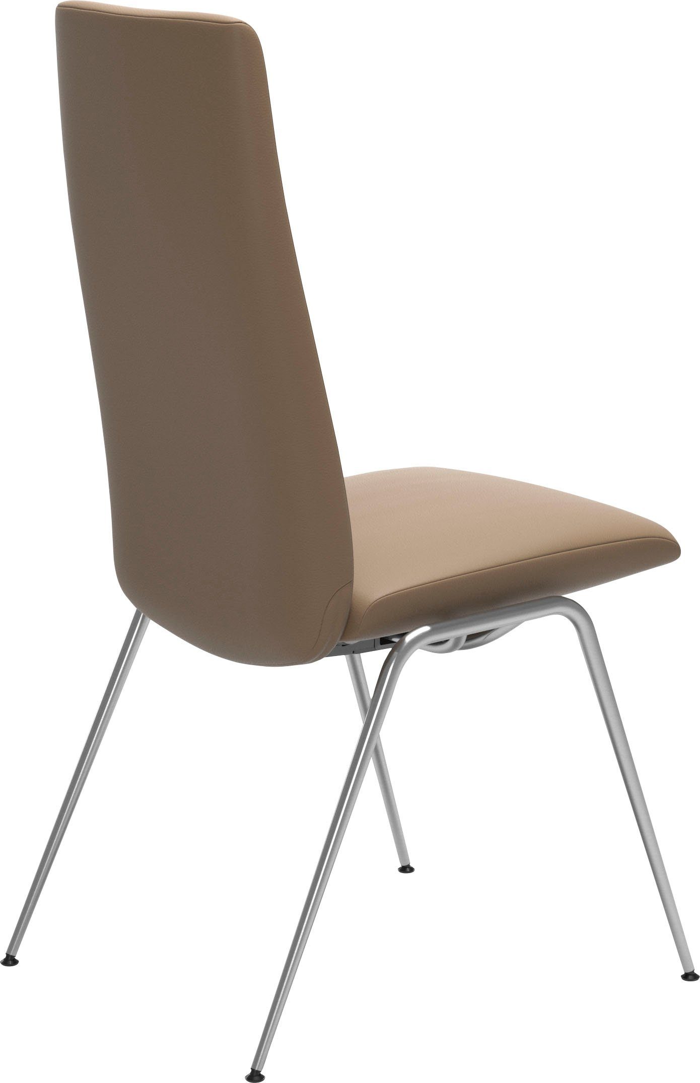 Polsterstuhl glänzend in Größe Laurel, Stressless® Chrom Stahl Back, Beinen aus mit M, High