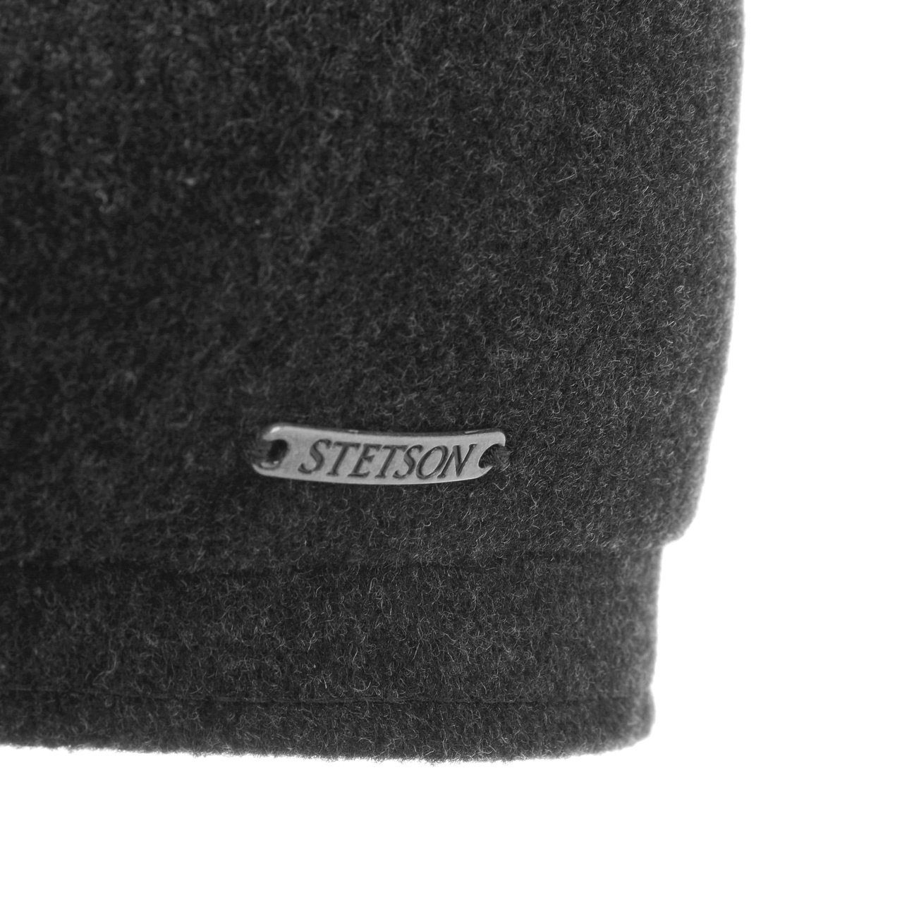 Stetson Made Flat in anthrazit Schirmmütze mit Cap (1-St) Germany Schirm,