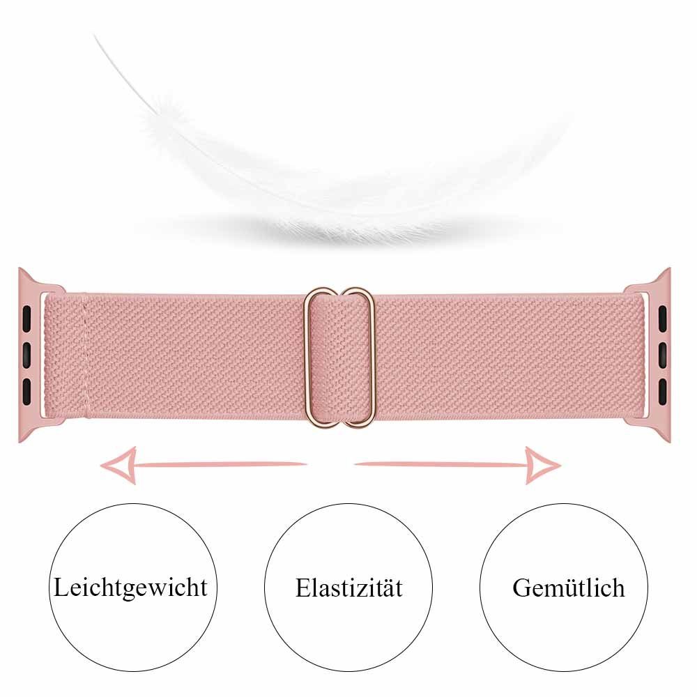rosa 1-7,38/40mm Apple Smartwatch-Armband watch Diida Band,Uhrenarmbänder,Uhrenarmband,für Watch