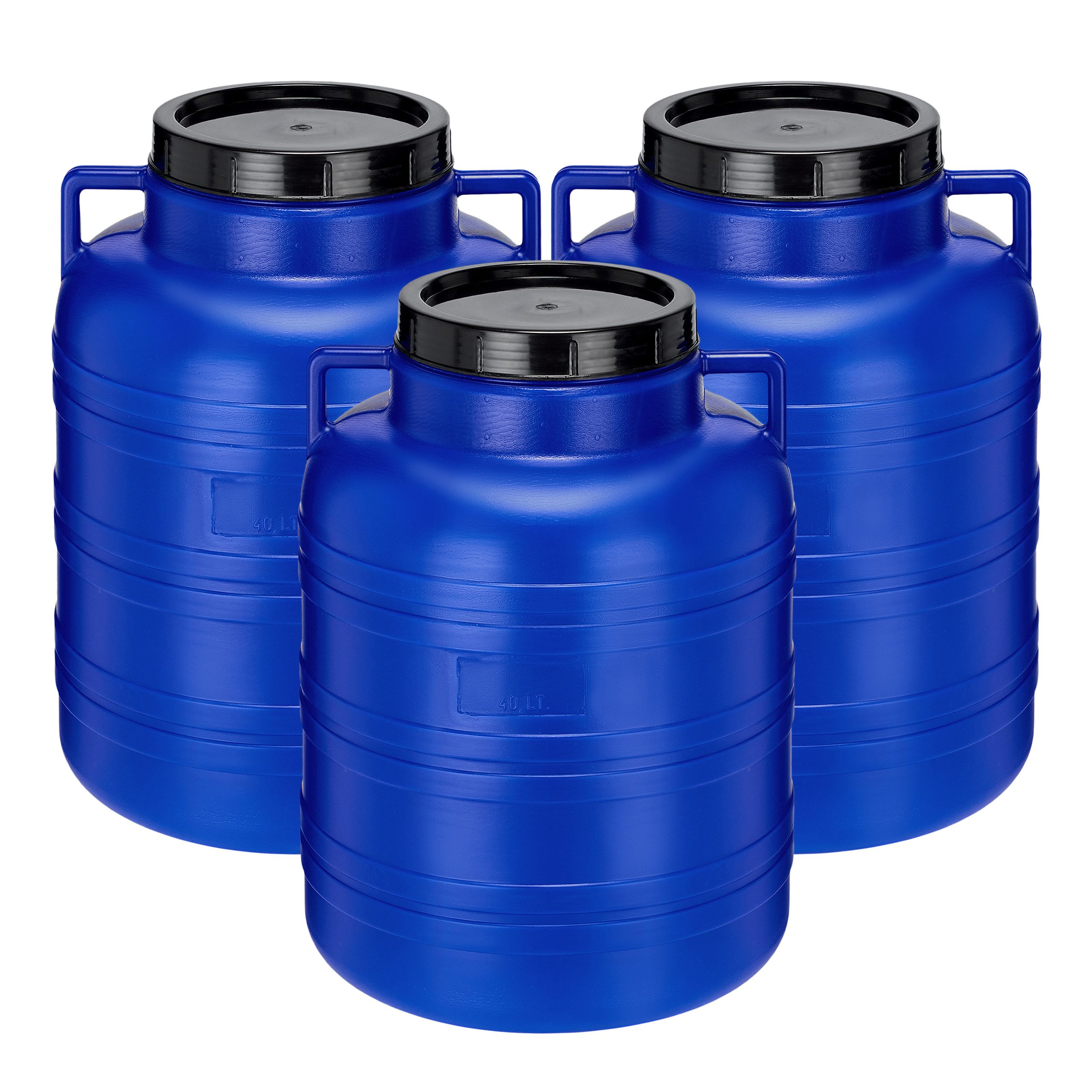 Garronda Regentonne Set 40 Liter Futtertonne BPA-frei Lebensmittel-Fass GD-0127, 40 l, (3-tlg), BPA-Frei