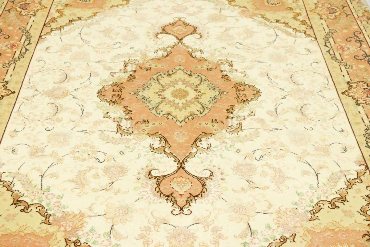 Orientteppich Täbriz Nain / Floral Trading, Perserteppich, Handgeknüpfter 10 148x209 rechteckig, Höhe: Orientteppich mm