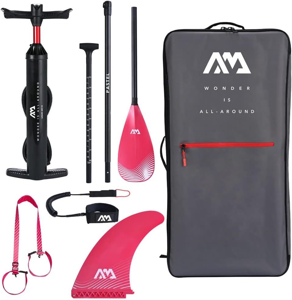 Aqua Marina SUP-Board AQUA MARINA CORAL 10.2 SET Stand Up Paddle Surf Board ISUP 310x78cm