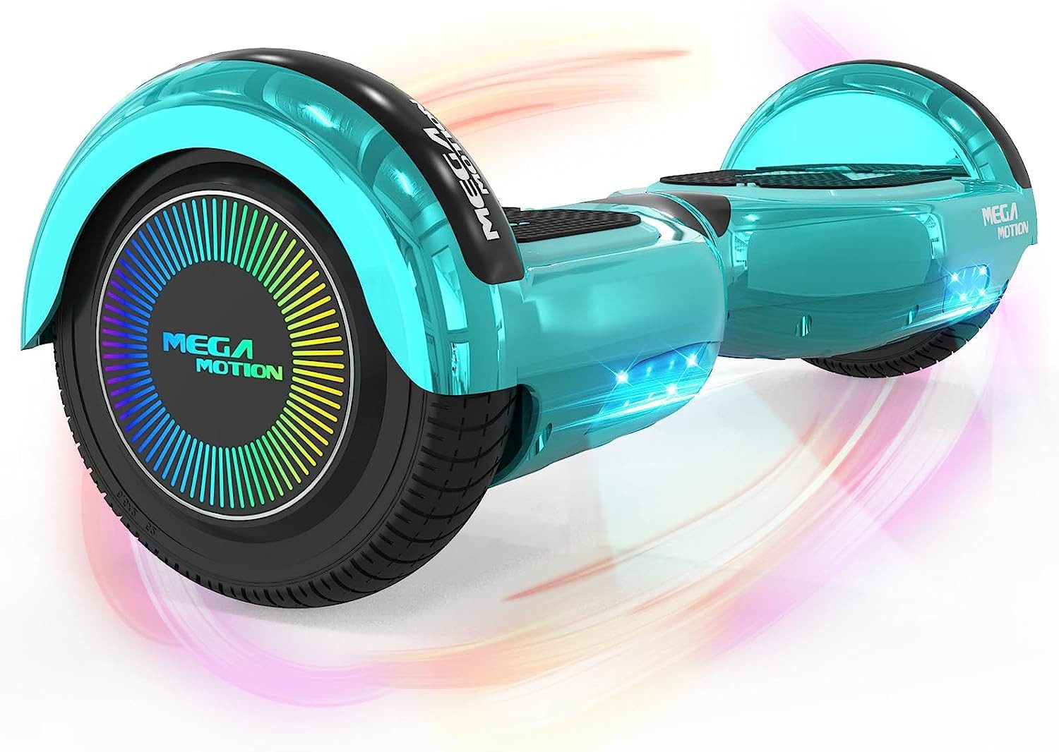 Mega Motion Balance Scooter 6,5 Zoll Hoverboard mit Bluetooth und zwei starke Motoren, 20,00 km/h