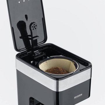 Severin Kaffeebereiter Filterkaffeemaschine, Glaskanne, mit Filterkaffee-Funktion, Warmhaltefunktion