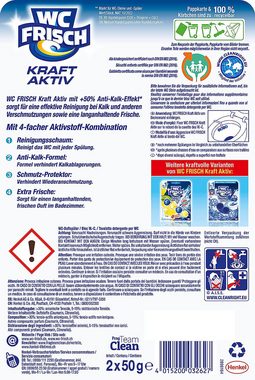 WC Frisch Kraft Aktiv Duftspüler Frische Brise WC-Reiniger (Doppelpack, [2-St. Duftsteine für langanhaltend frischen Duft)