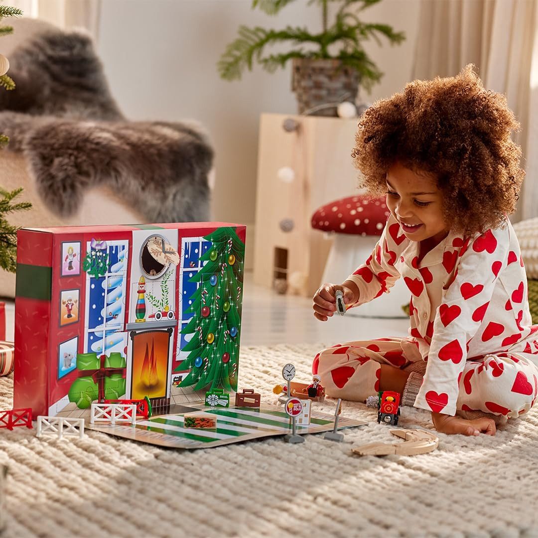 BRIO® Spielzeug-Adventskalender 36100 Zugset Eisenbahn Zubehör