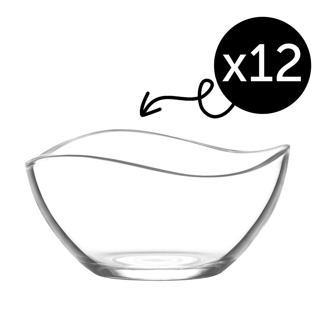 LAV Müslischale LAV Vira Glasschalen – 310 ml (10 1/2 oz), 6er Set, (12-tlg)