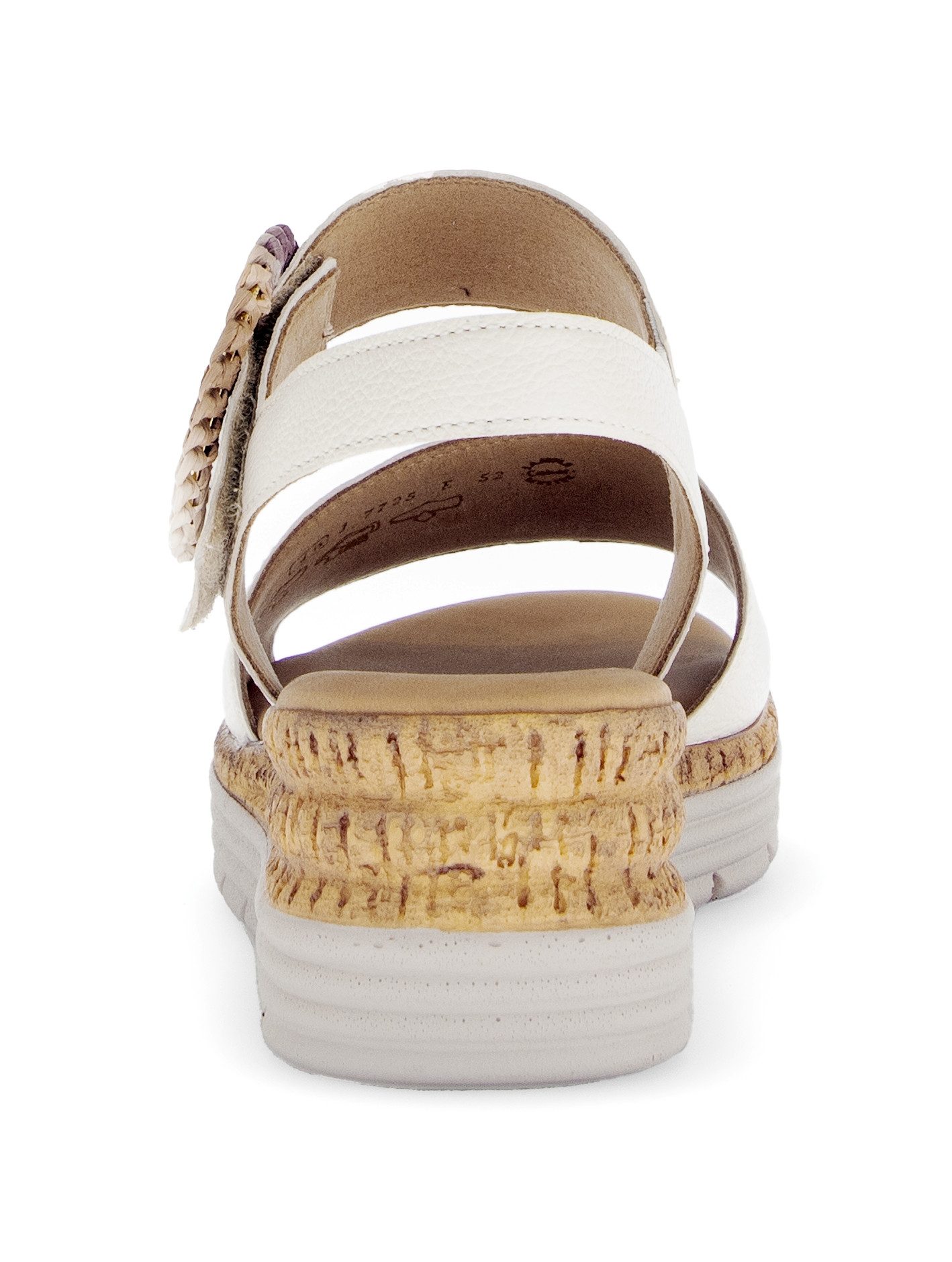 Gabor Genua Keilsandalette, Plateau, Sommerschuh mit dekorativer Zierschnalle, G-Weite