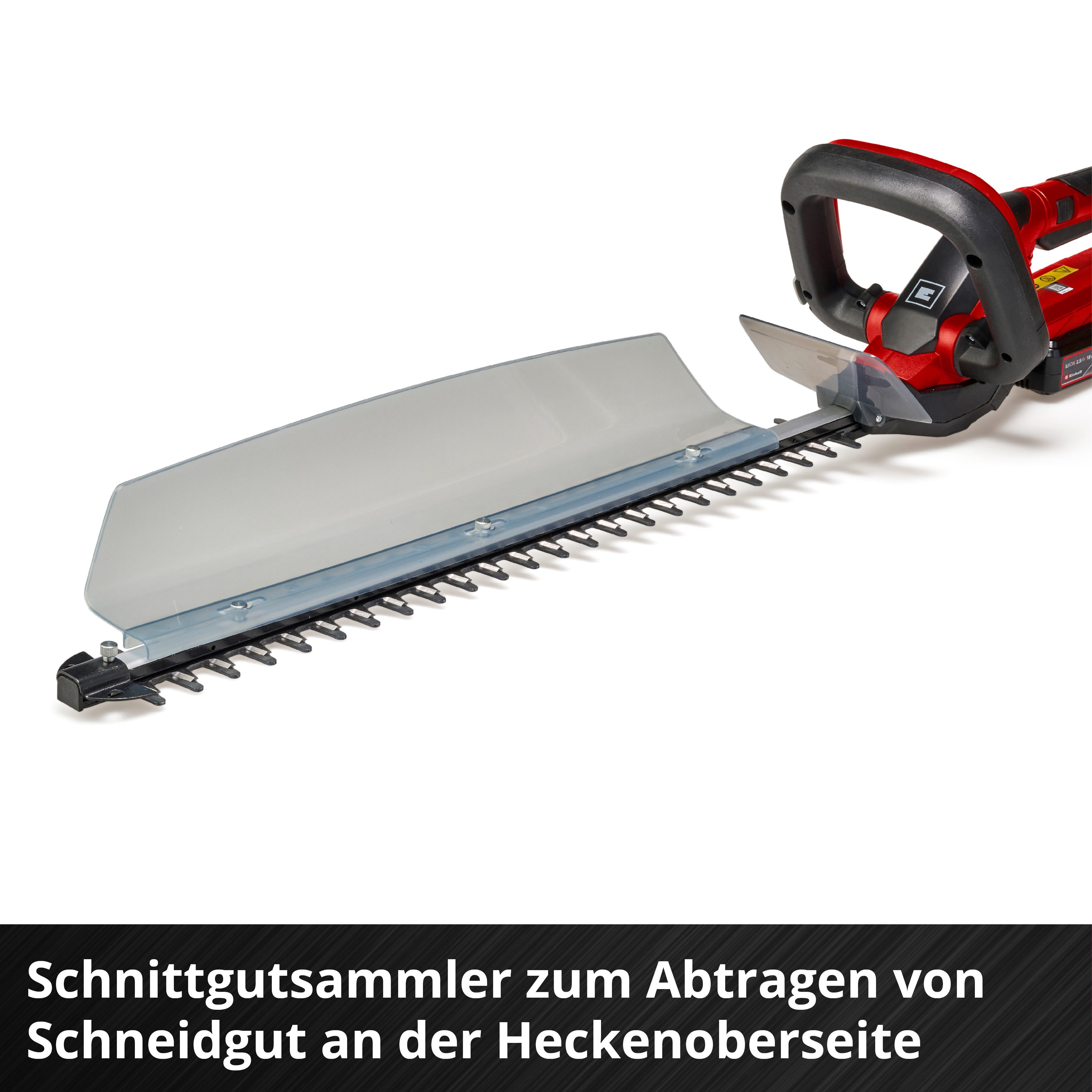 Einhell Akku-Heckenschere GC-CH 1855/1 Li Kit, (Set), mit Akku 18V/2,5 Ah und Schnellladegerät – Bild 4 von 5