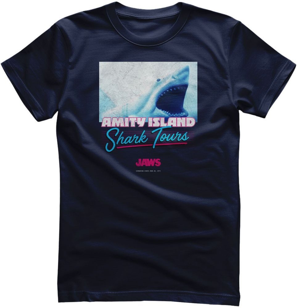 Jaws T-Shirt Jaws - Amity Island Shark Tours T-Shirt