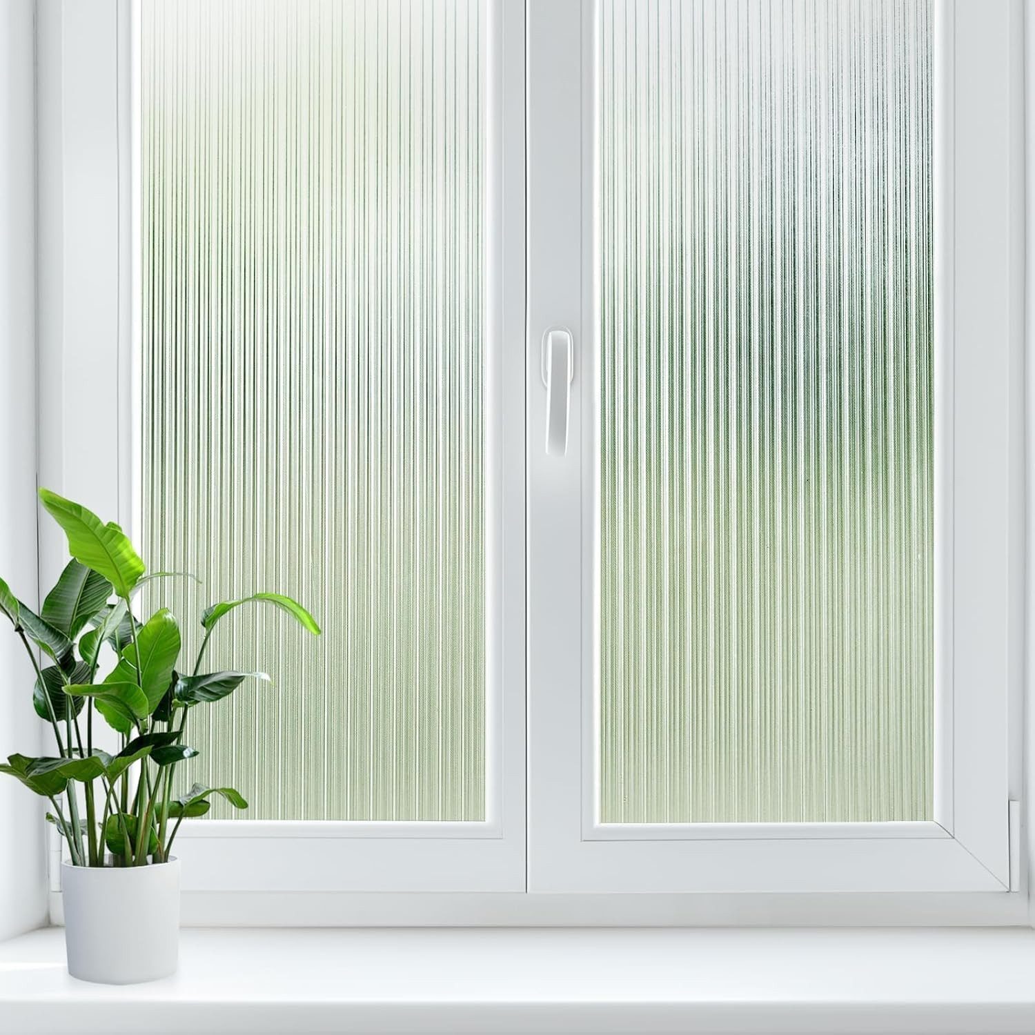 Agger Fensterfolie Milchglas-Fensterfolie, statisch haftende Sichtschutzfolie – Bild 4 von 5