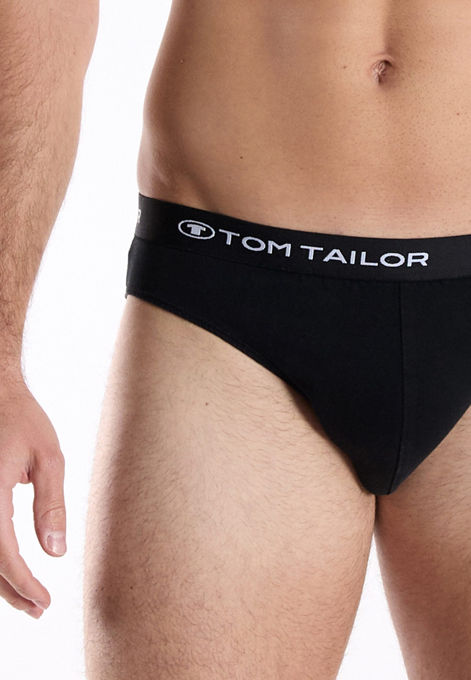 TOM TAILOR Slip TOM TAILOR Herren Slip schwarz uni 5er Pack (5-St)
