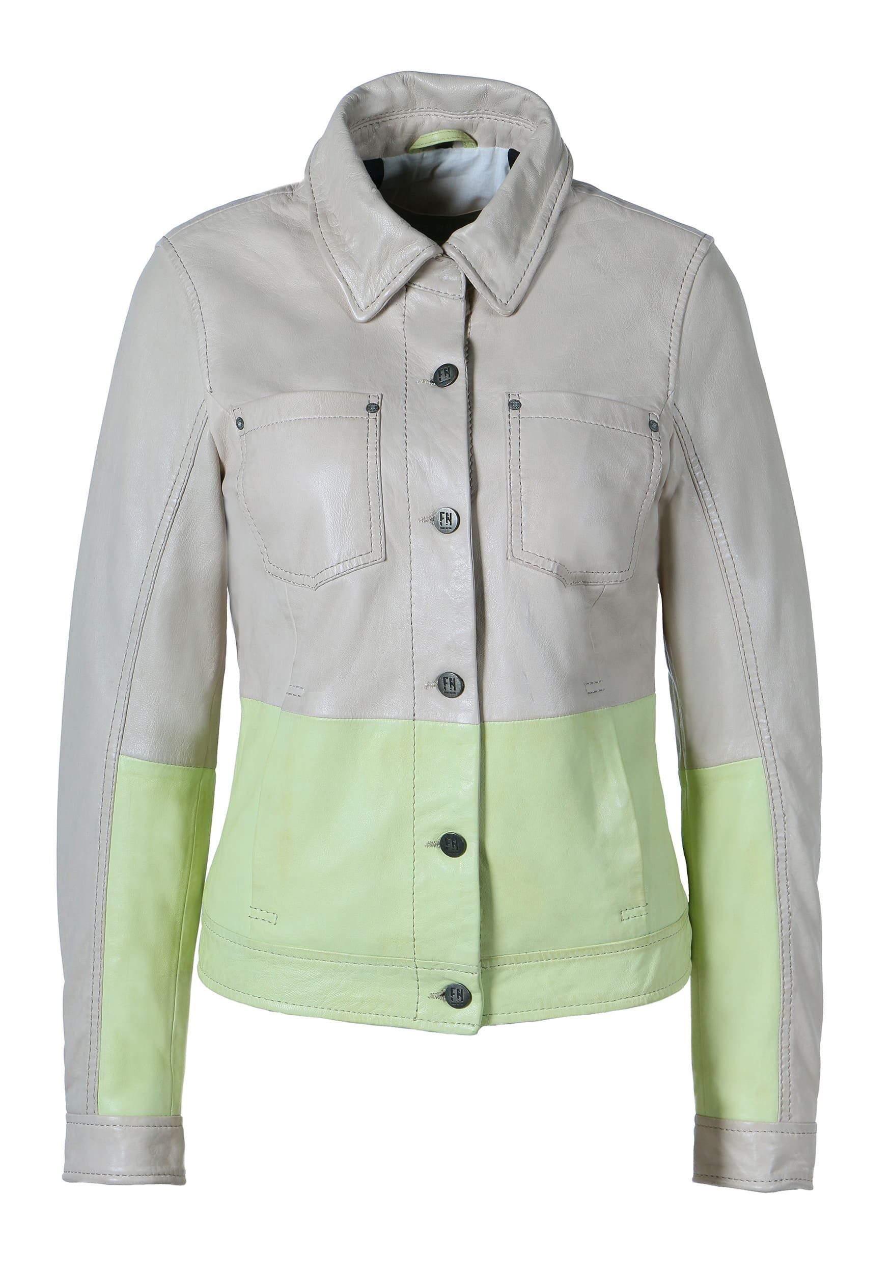 Freaky Nation Lederjacke "TwoToned-FN" günstig online kaufen