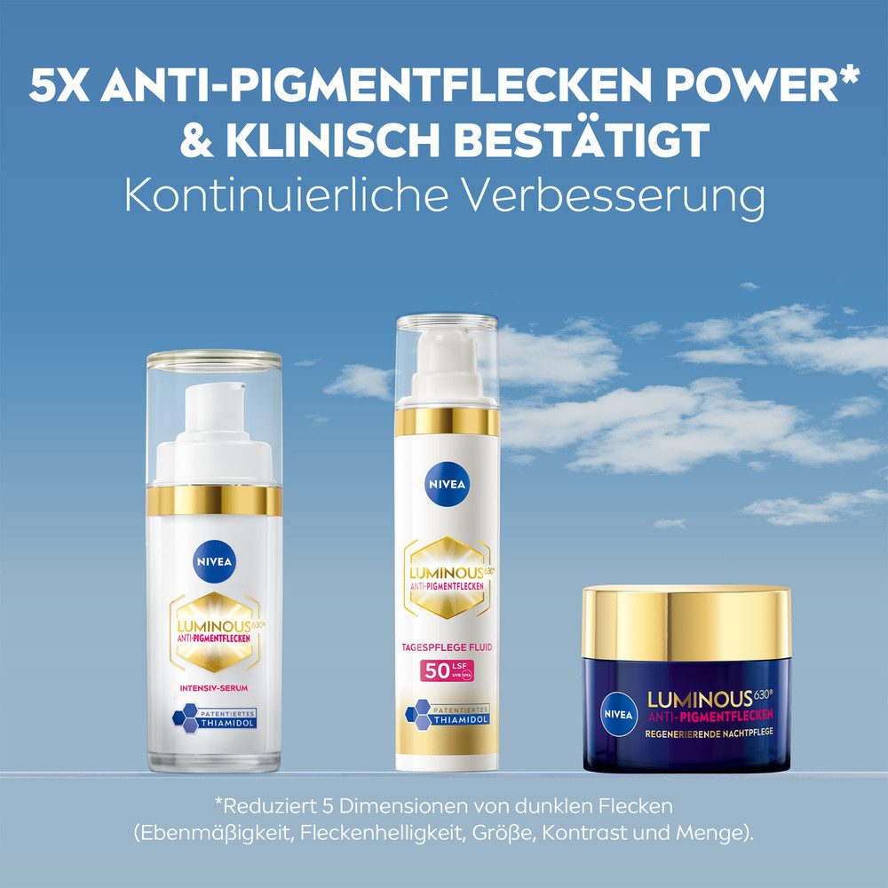 Nivea Gesichtspflege-Set NIVEA LUMINOUS630® Anti-Pigmenflecken Routine Set Set, 3-tlg.