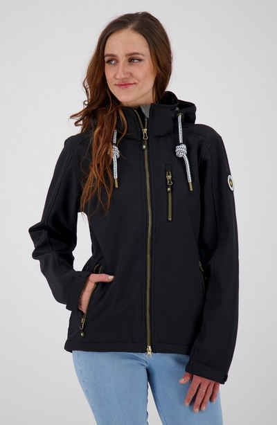 DEPROC Active Softshelljacke #ankerglutfreude CS WOMEN mit abnehmbarer Kapuze, auch in Großen Größen erhältlich