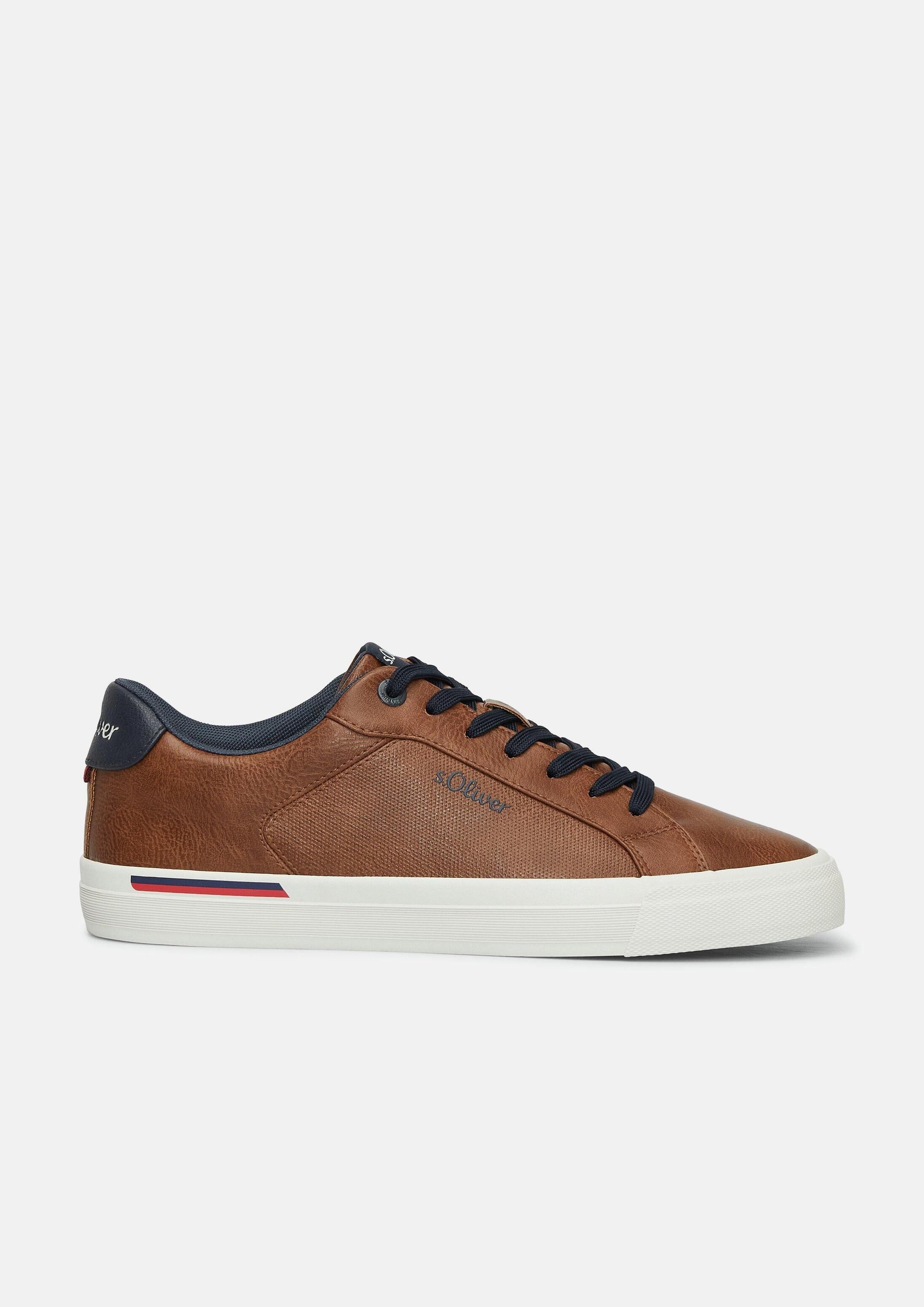 s.Oliver Sneakers Sneaker Sneaker in Leder-Optik