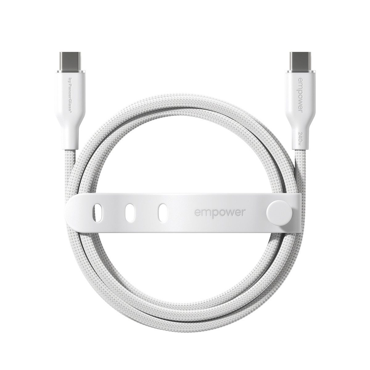 empower by PanzerGlass Racing 240W USB-C zu USB-C Kabel USB 2.0 1,2 m USB-Kabel, USB-C, (120 cm)