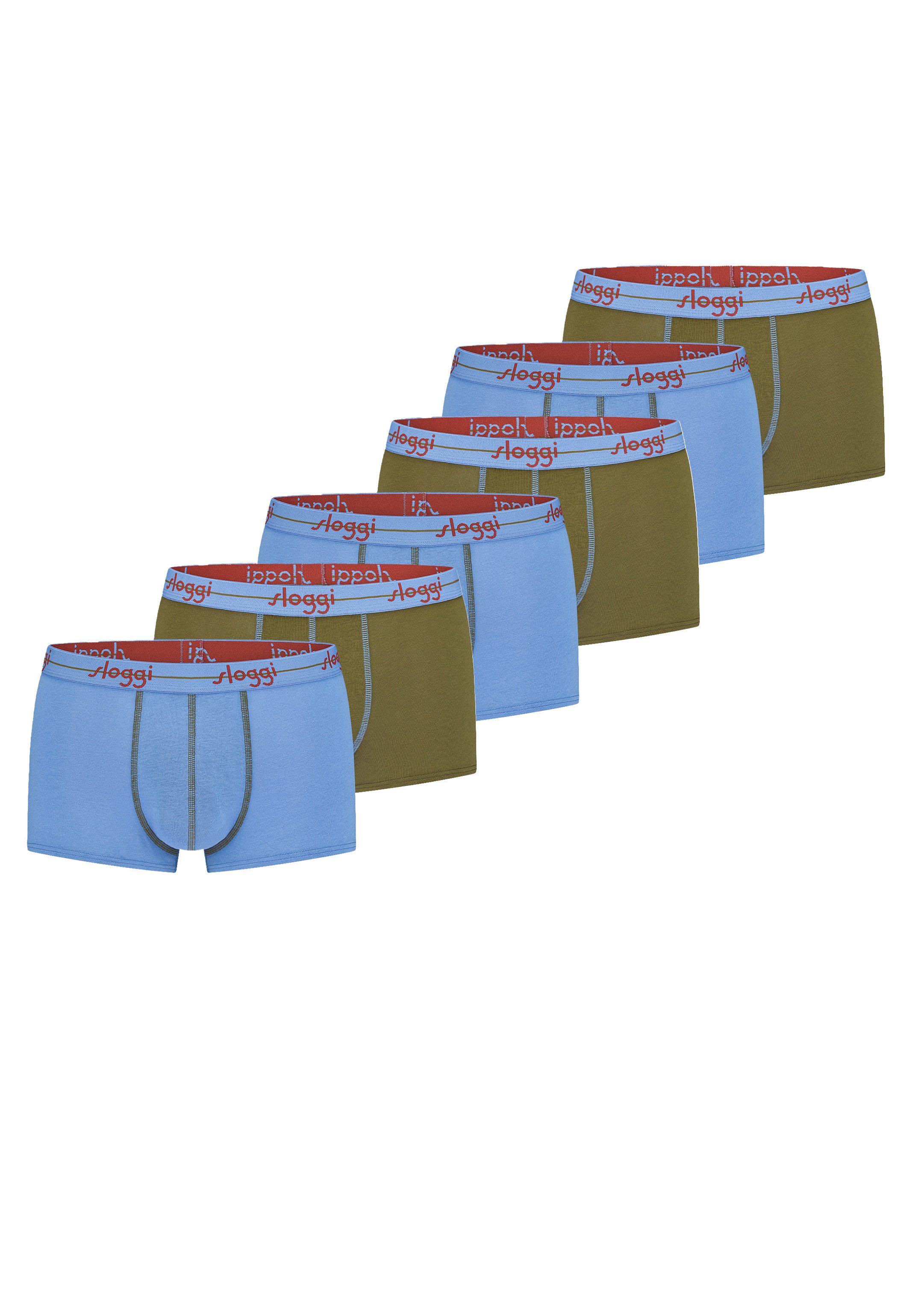 sloggi Retro Boxer 6er Pack men günstig online kaufen