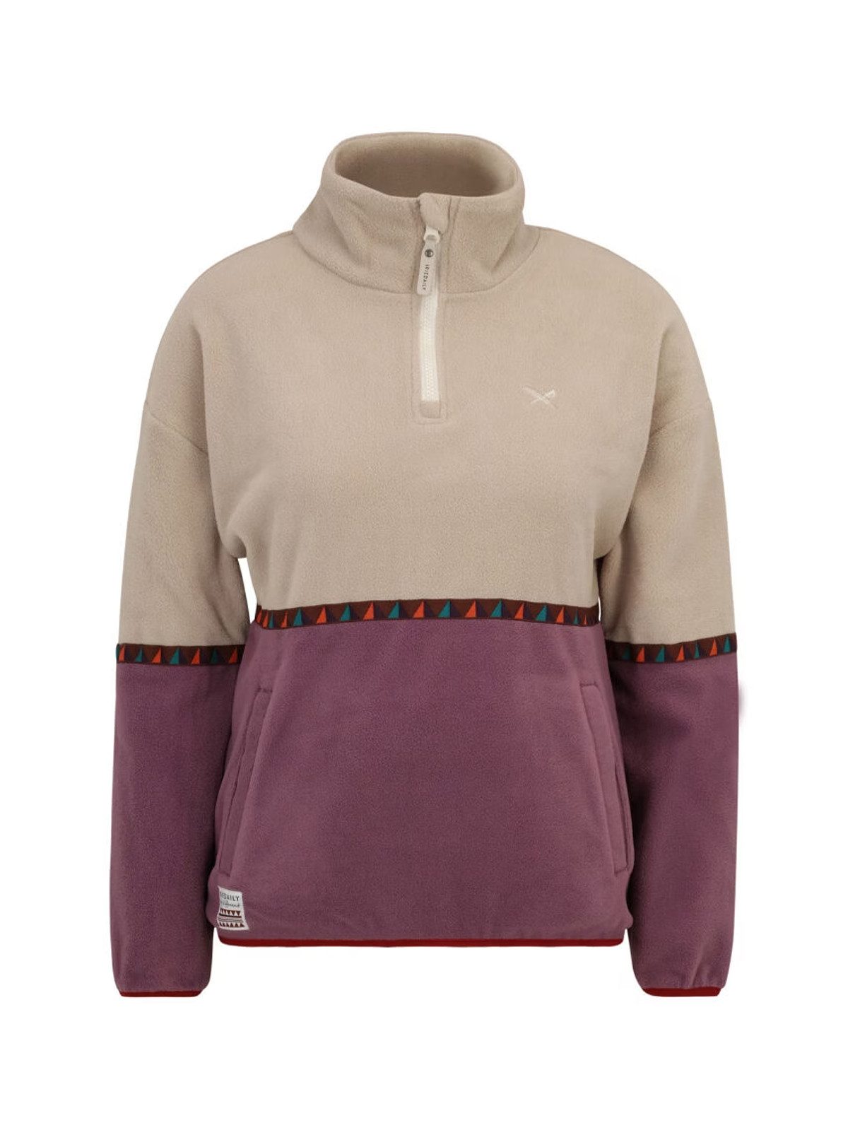 iriedaily Sweatshirt IrieDaily Holina Fleece Troyer (1-tlg)