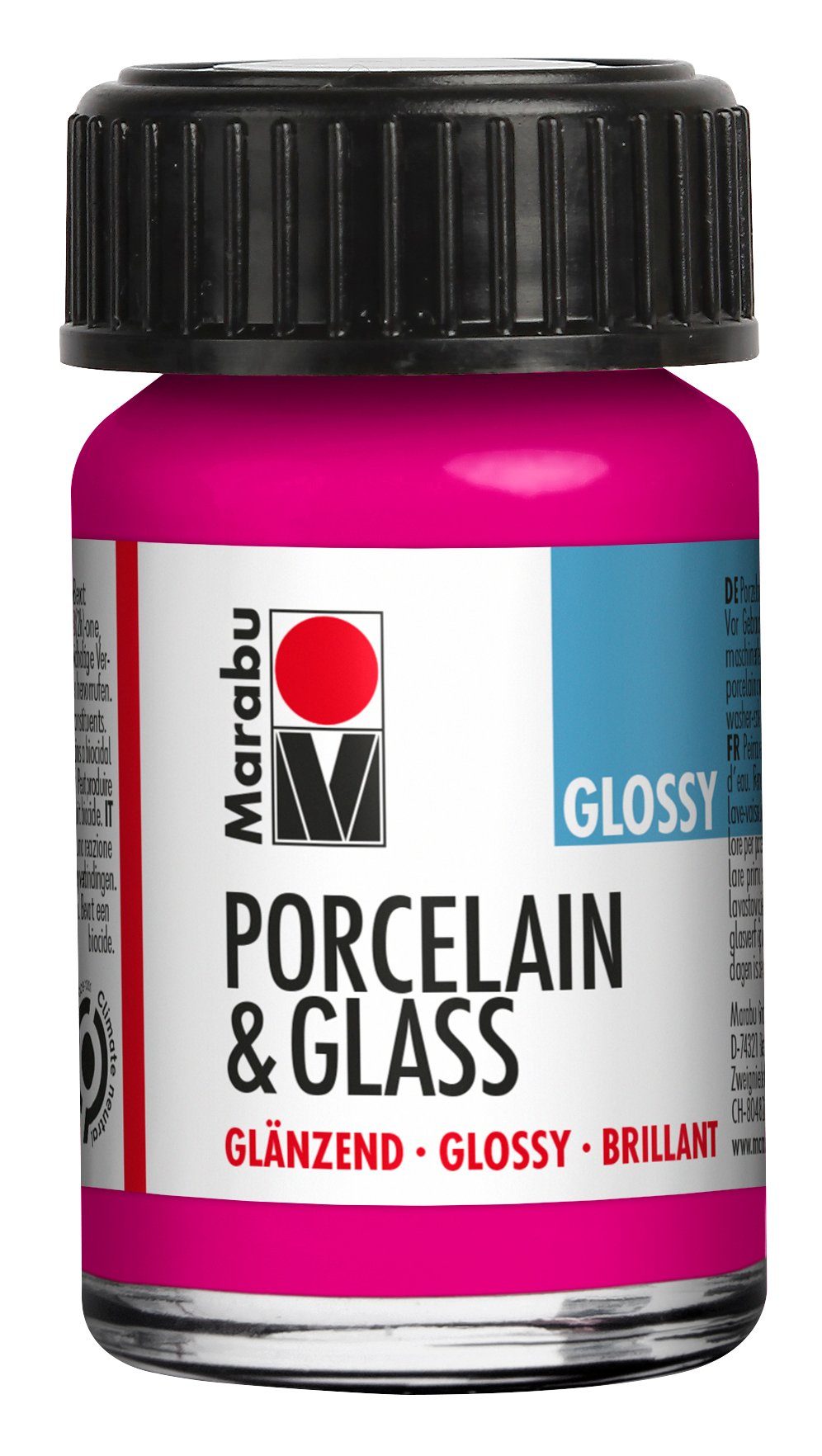 Marabu Bastelfarbe Porcelain & Glass Glossy, 15 ml