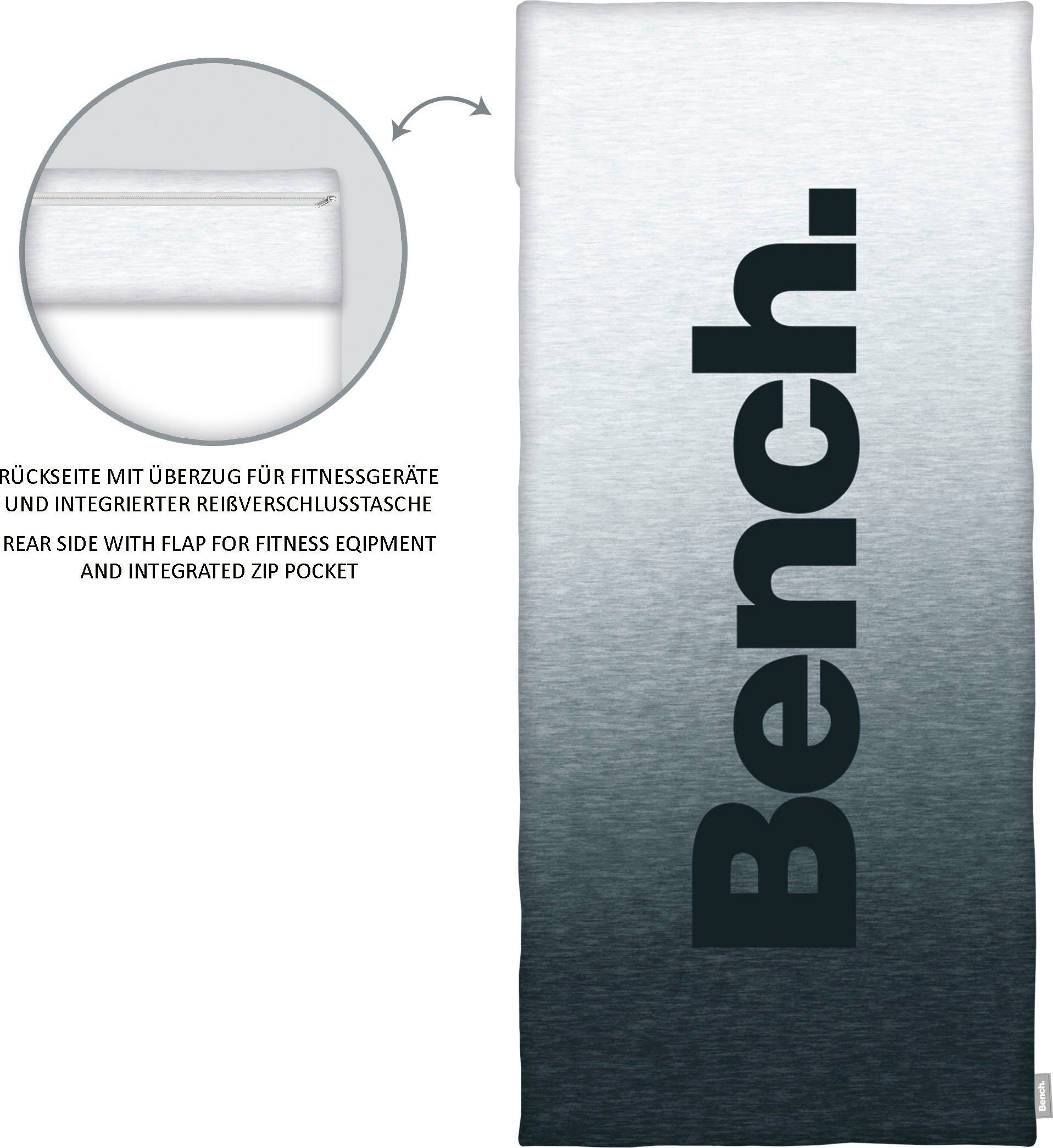 Bench. Sporthandtuch Bench, Microfaser (1-St), Bench Fitnesstuch / Sports Towel mit Überschlag & Tasche, 50x110 cm