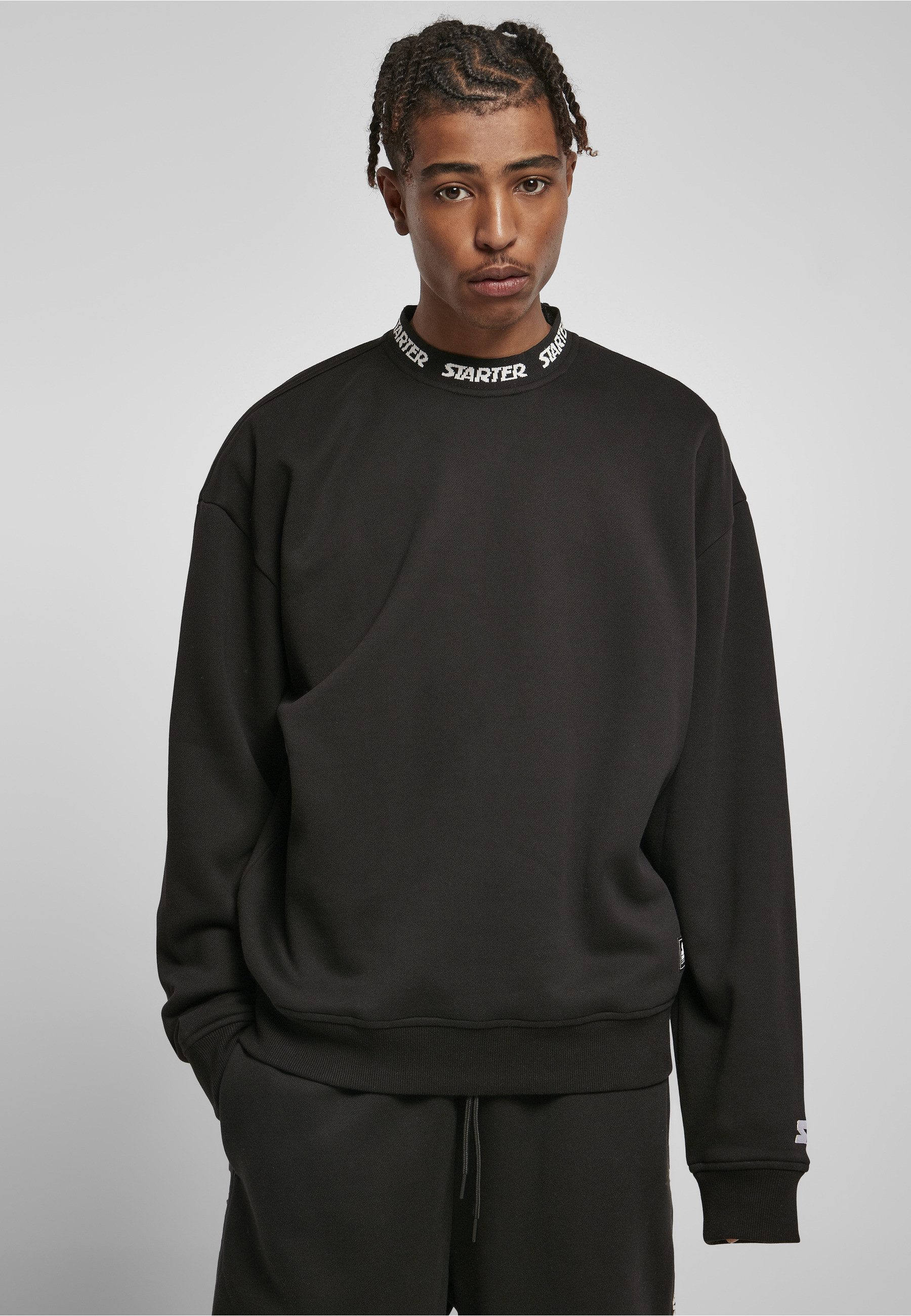 Starter Black Label Sweater Starter Black Label Herren Starter Jaquard Rib Crewneck (1-tlg)