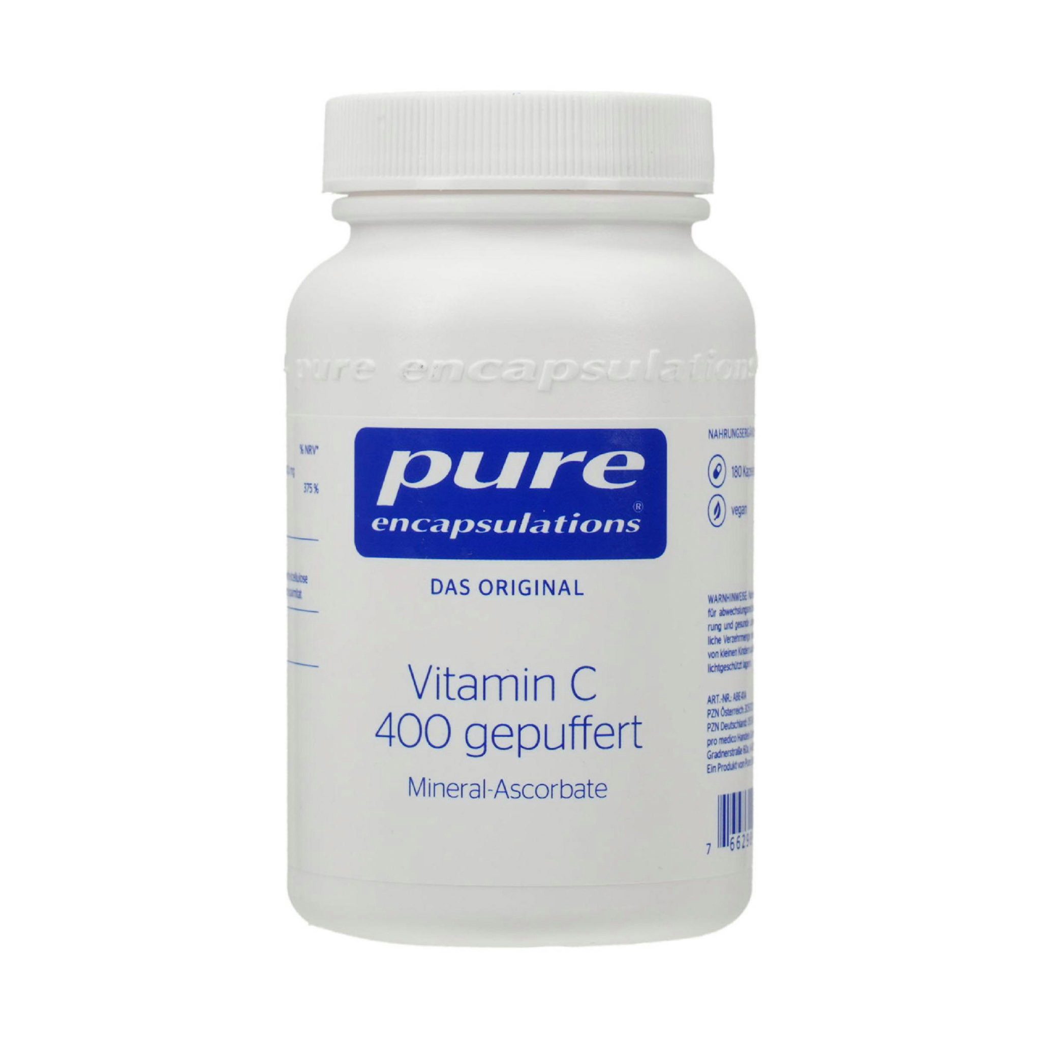 pro medico GmbH PURE ENCAPSULATIONS Vitamin C 400 gepuffert Kaps. Kapsel