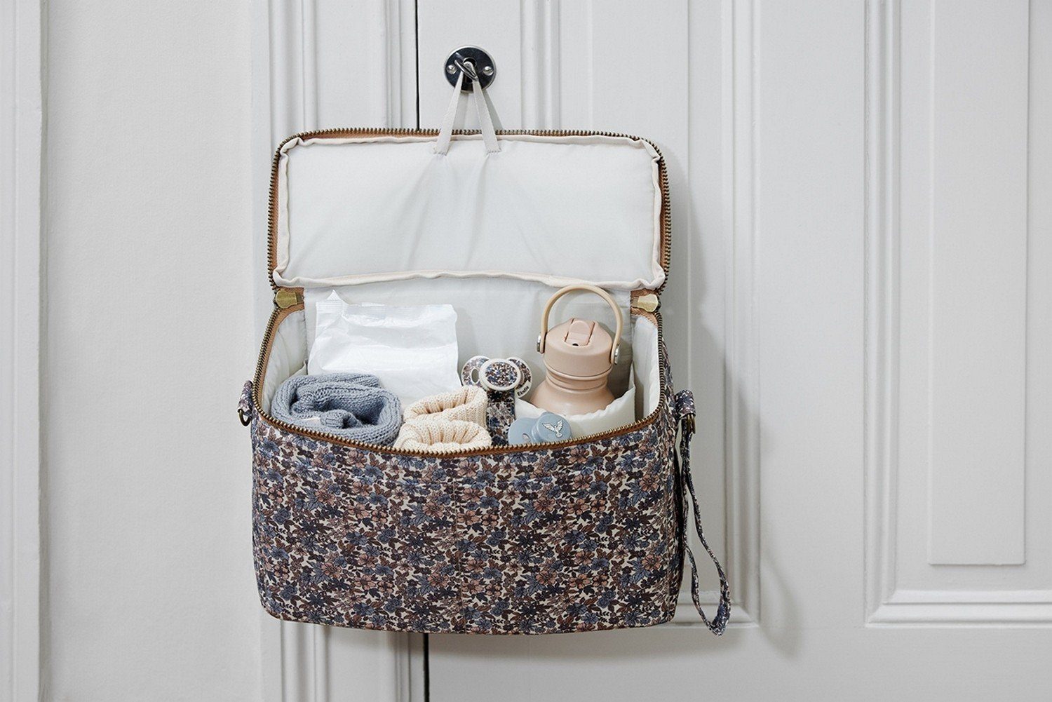 Elodie Kinderwagen-Tasche Organizer Blue Garden