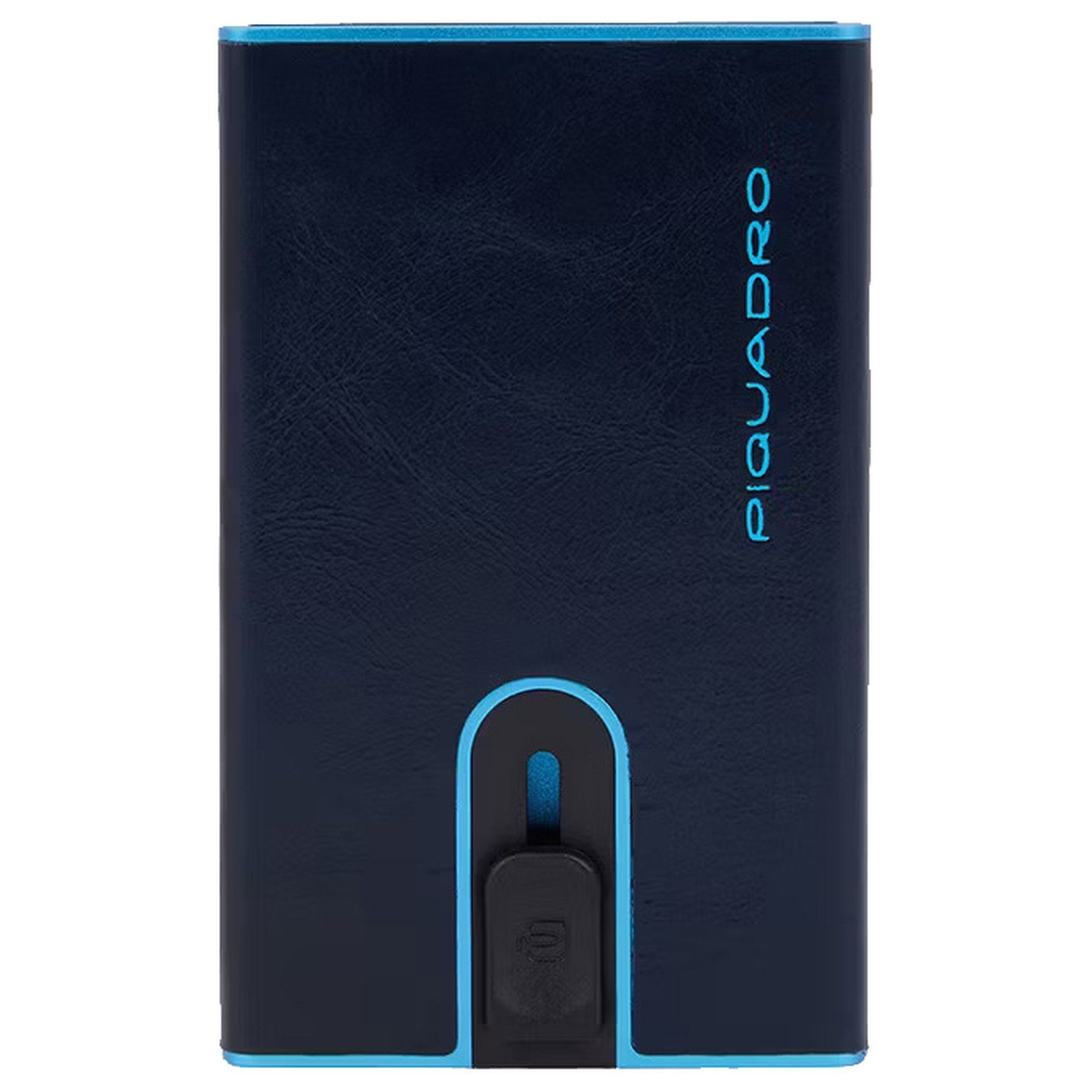 Piquadro Geldbörse Blue Square - Kreditkartenetui 11cc 10 cm RFID (1-tlg) night blue