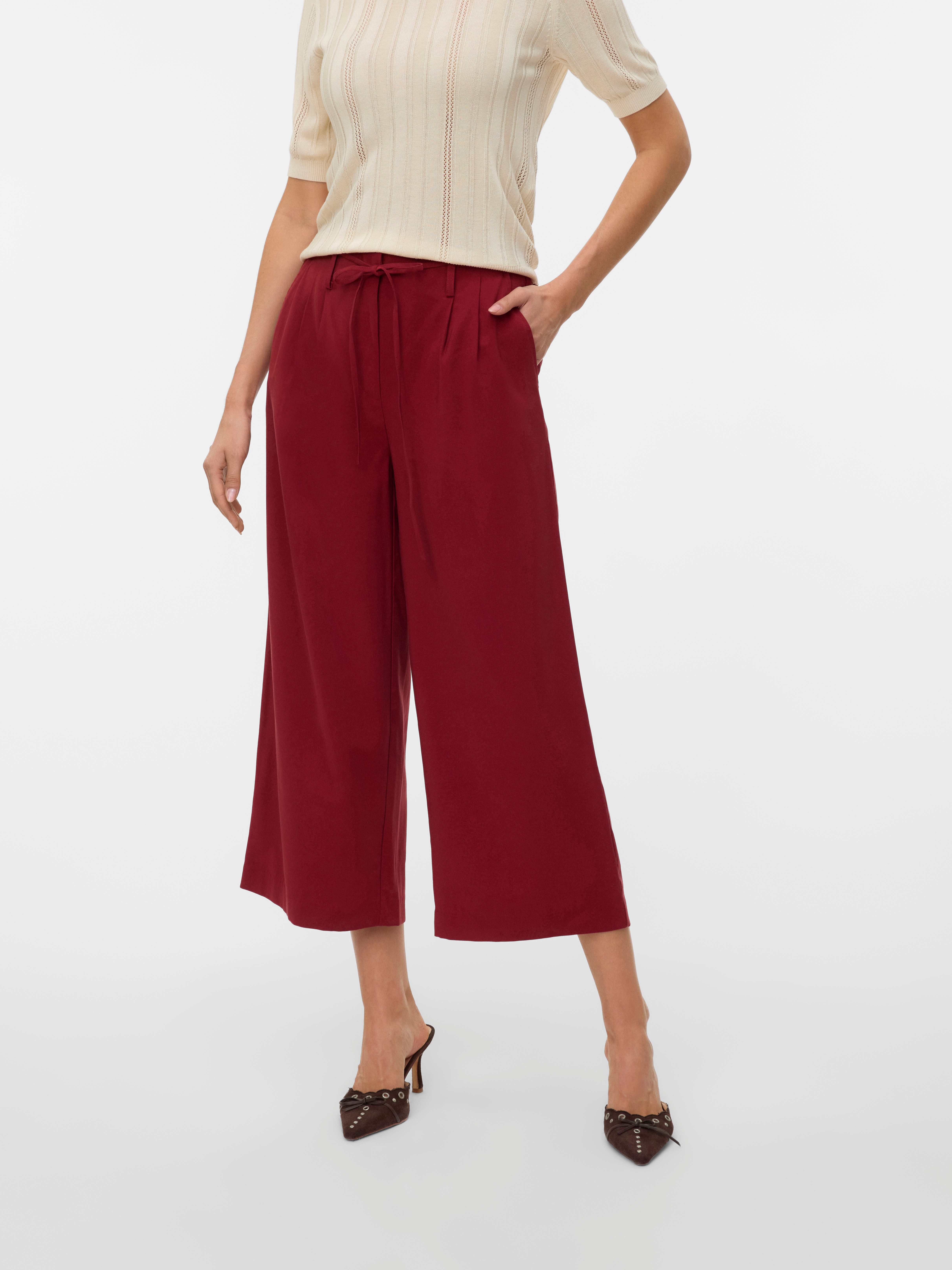 Vero Moda Culotte VMTANYA HW 7/8 WIDE PANTS Sommerhose günstig online kaufen