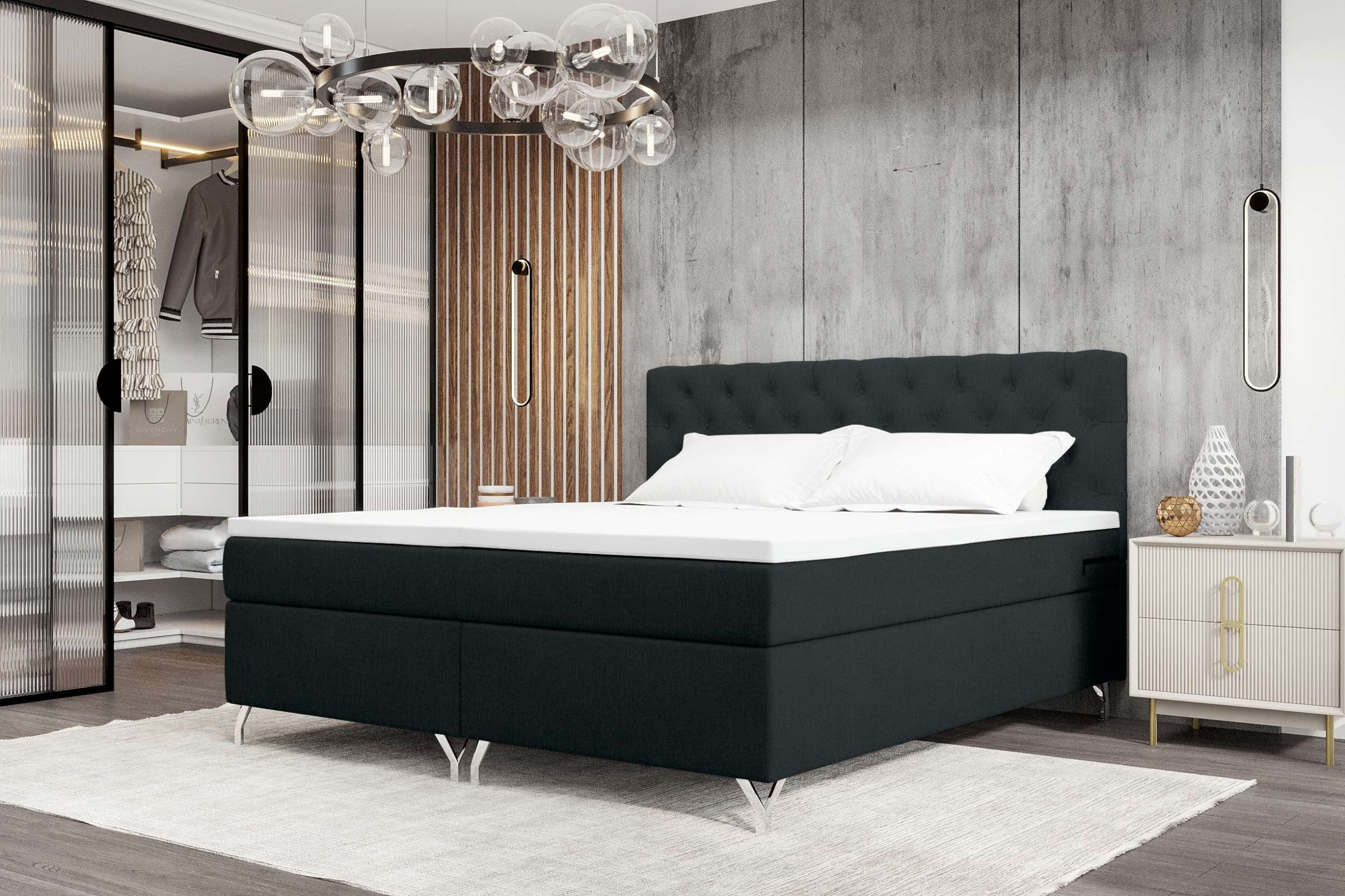 99rooms Boxspringbett Prestige (Schlafzimmerbett, Bett), 140/160/180 günstig online kaufen