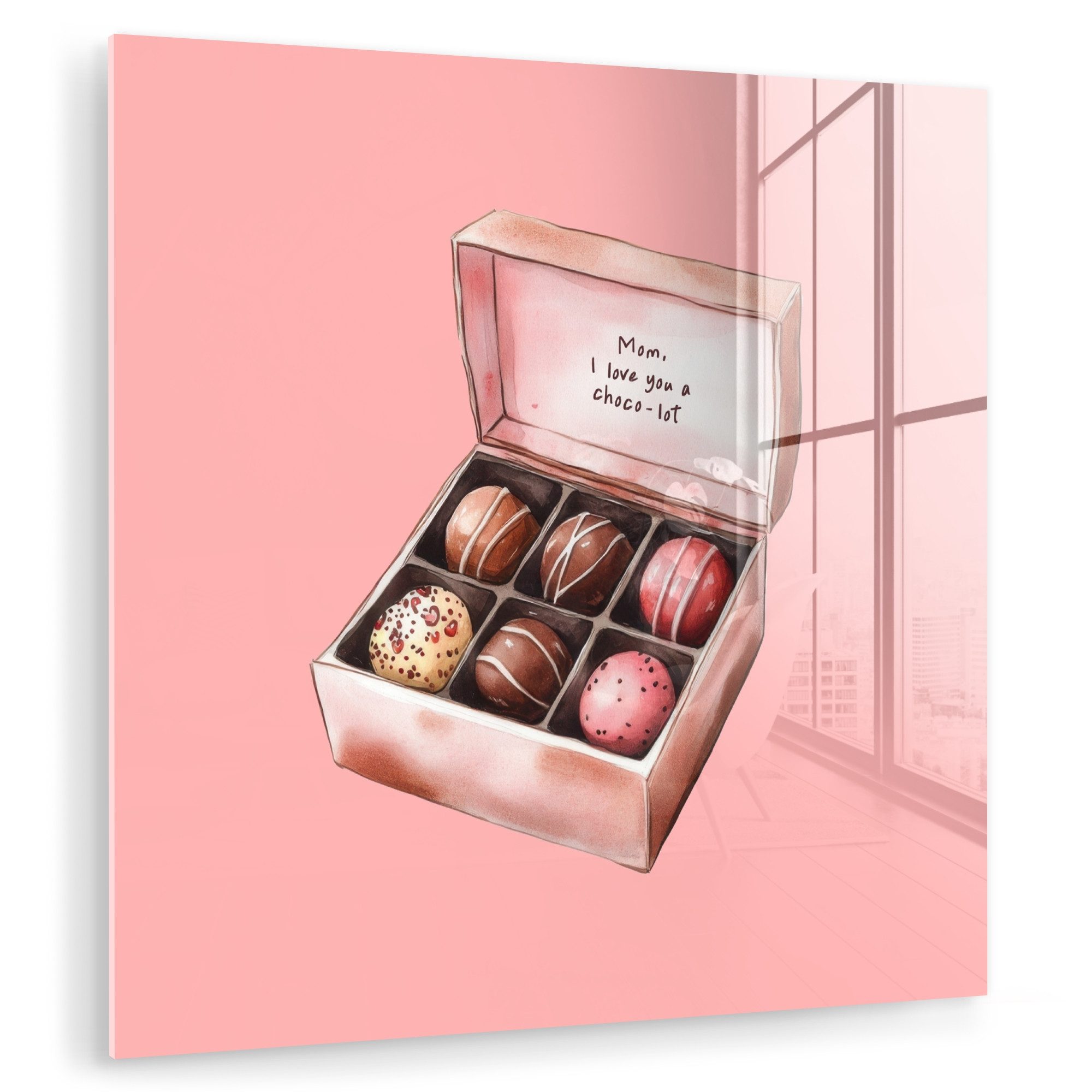 MuchoWow Acrylglasbild Schachtel - Bonbons - günstig online kaufen