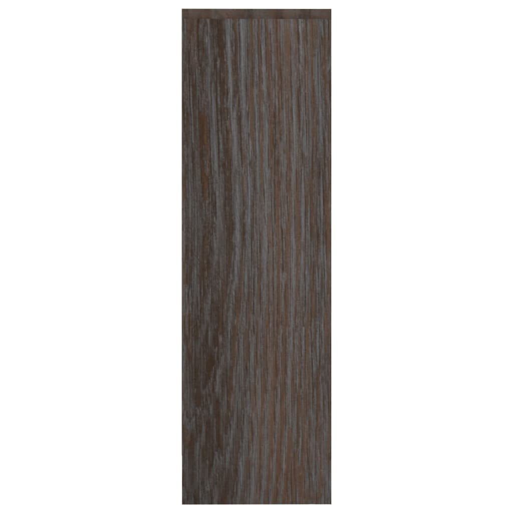vidaXL Grau 59x24x74 cm, grey 1-tlg. Schuhregal Sonoma-Eiche Türen mit 2 Schuhschrank sonoma oak
