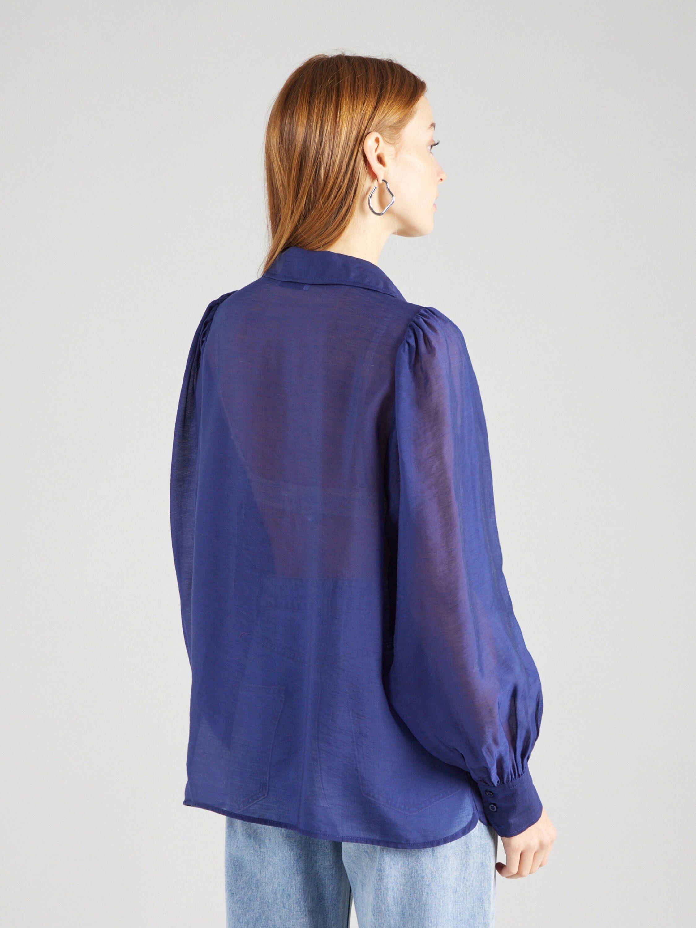 Modström Langarmbluse Oskar (1-tlg) Drapiert/gerafft