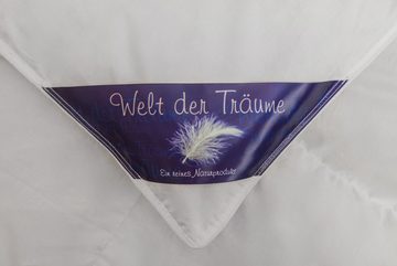 Daunenkissen Daunenkissen Kissen Kopfkissen Federkissen Kinderkissen Daunen Federn DownPillow FeatherPillow 80x80 1380 Gr, Welt der Träume, Füllung: 60% Daunen/ 40% Federn, Made in Europe