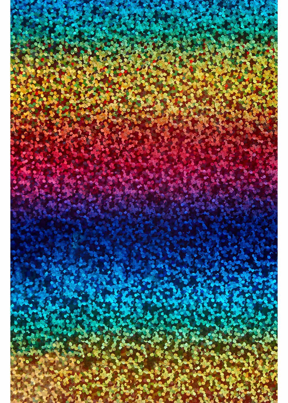 Transparentpapier Schimmer, A4 Regenbogen Holografische Effekt Transferfolie, Hilltop