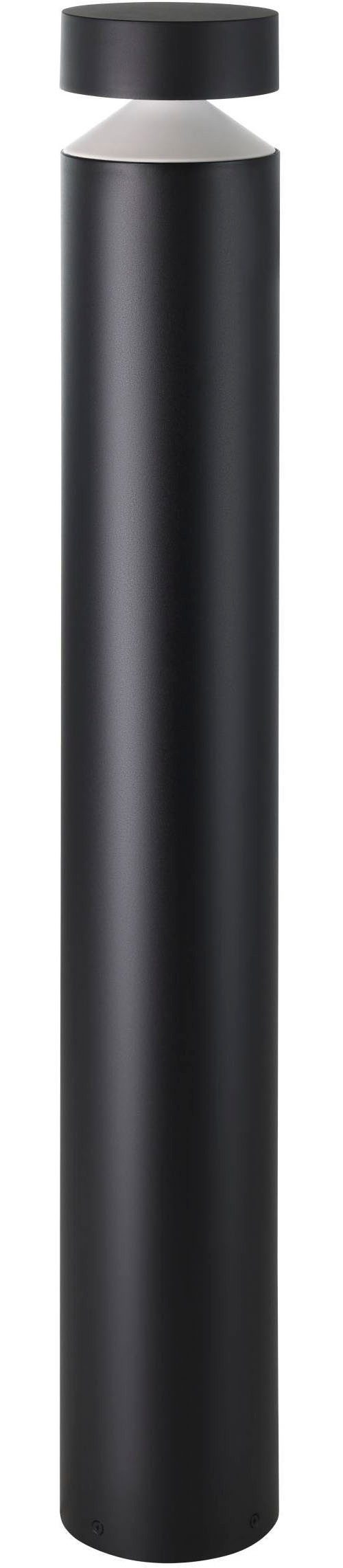 EGLO Stehlampe Melzo Außen-Stehlampe, Außenleuchte, Aluguss und Kunststoff, IP44, LED fest integriert, Warmweiß, Stehleuchte - H99 x Ø13,5 cm - schwarz - 1X11W inkl.