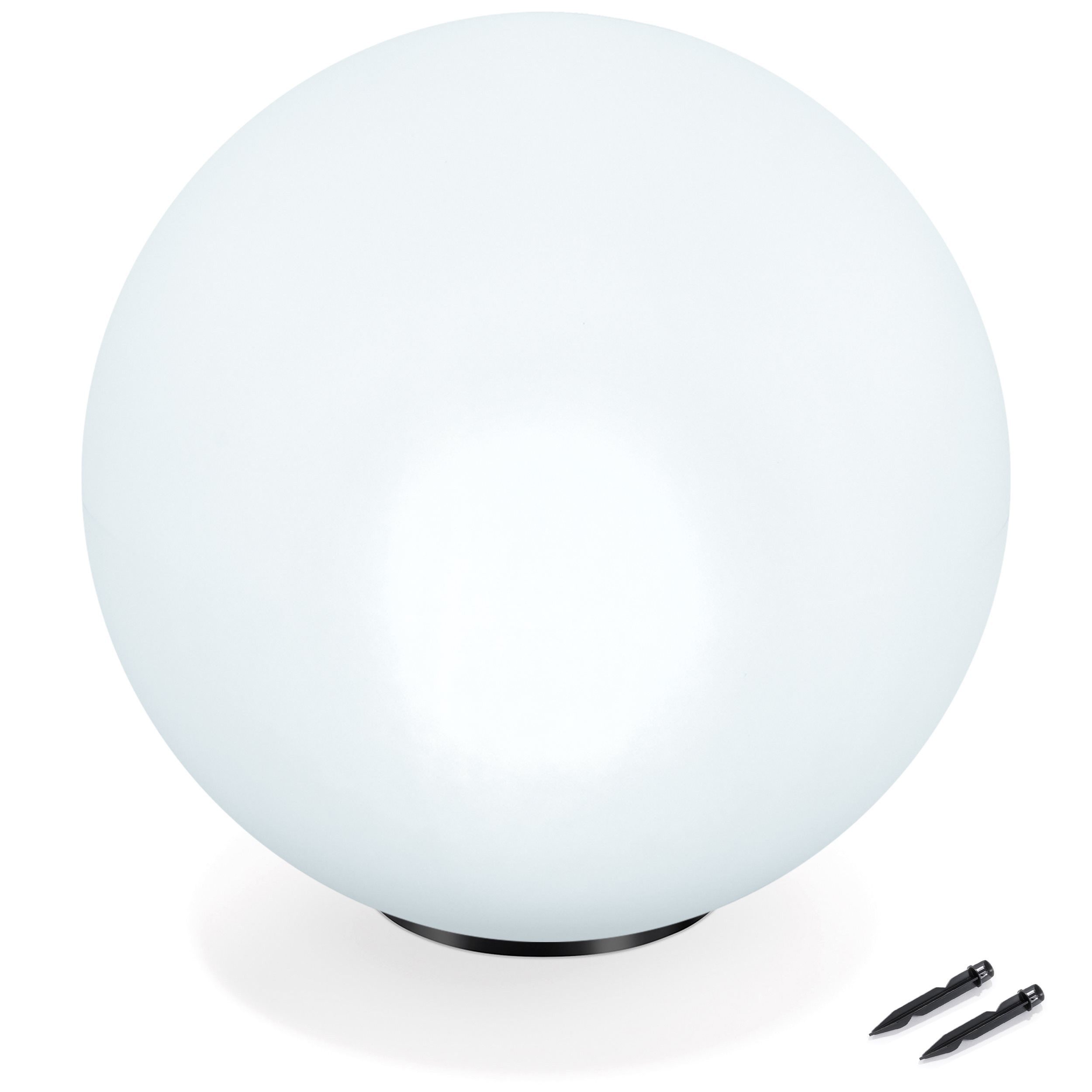 esotec LED Gartenleuchte Solarkugel, multicolor 7 Farben, D=50cm Außenleuchte winterfest 102612, LED fest integriert