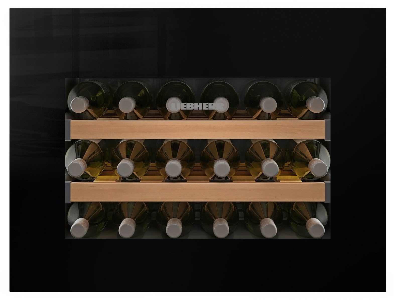 Liebherr Einbauweinkühlschrank WKEgb 582 GrandCru, für 18 Standardflaschen á 0,75l,FreshAir Aktivkohlefilter, Kindersicherung