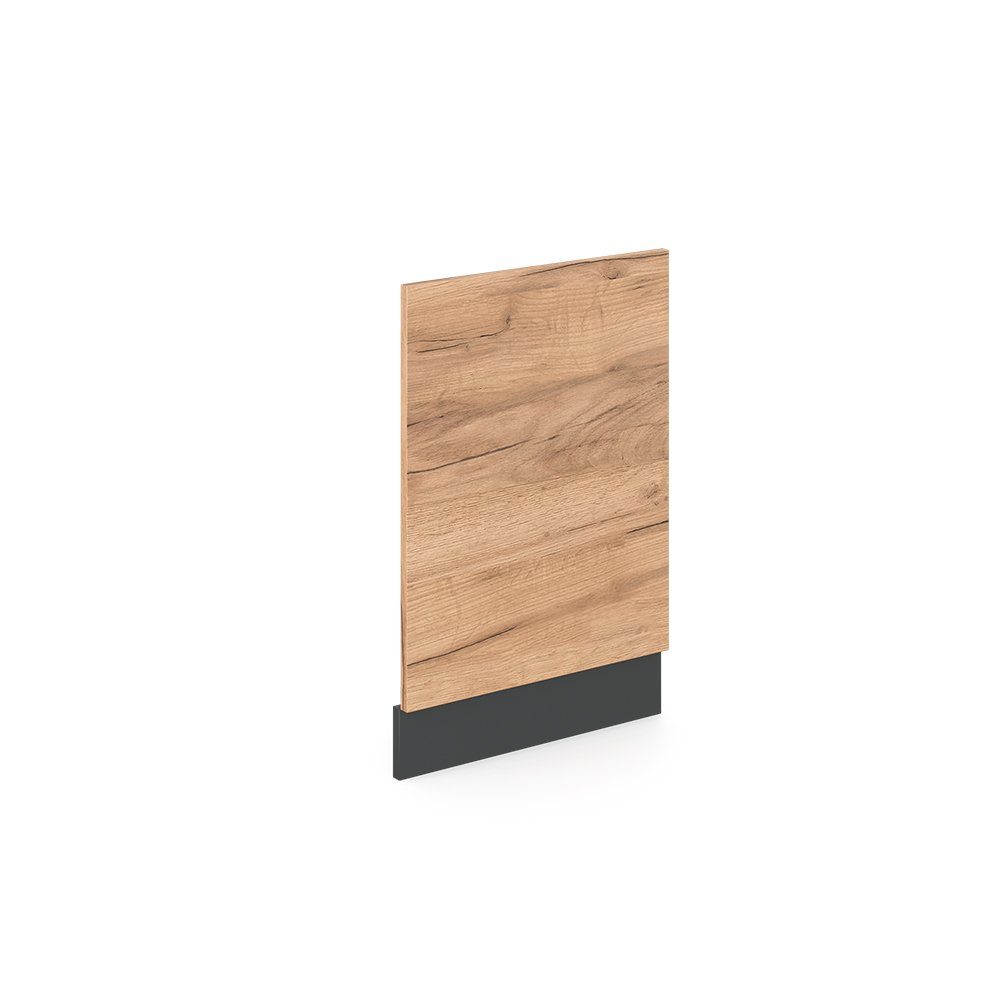 Vicco Frontblende R-Line, Goldkraft Eiche/Anthrazit, 45 cm ohne Arbeitsplatte (1 St)
